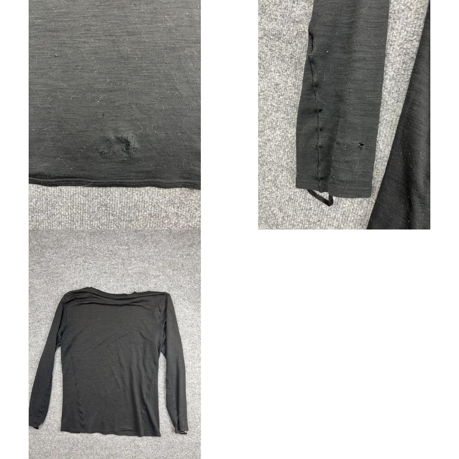 Patagonia Patagonia Long Sleeve Shirt Mens Black Crewneck Base Layer Performance Outdoor Shirt Size US M / EU 48-50 / 2 - 8 Thumbnail