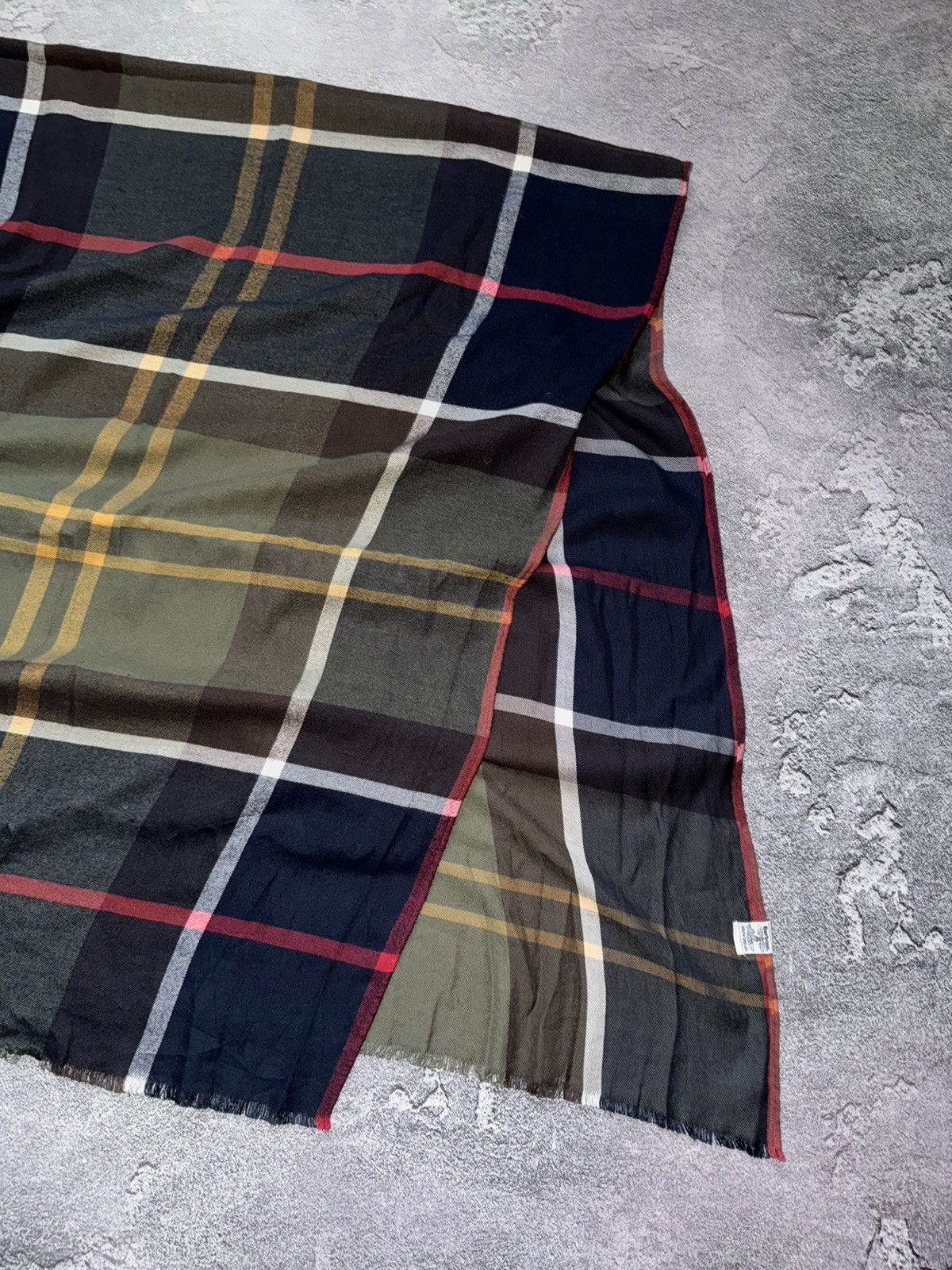 Barbour × Designer Barbour cotton scarf 🧣 all printed checkered unisex Size ONE SIZE - 13 Thumbnail