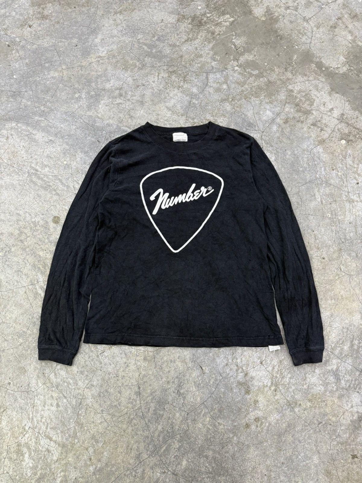 Fender 🔥$100 Shipped🔥Number (N)ine x Fender Longsleeve Boxy Tshirt Size US S / EU 44-46 / 1 - 1 Thumbnail
