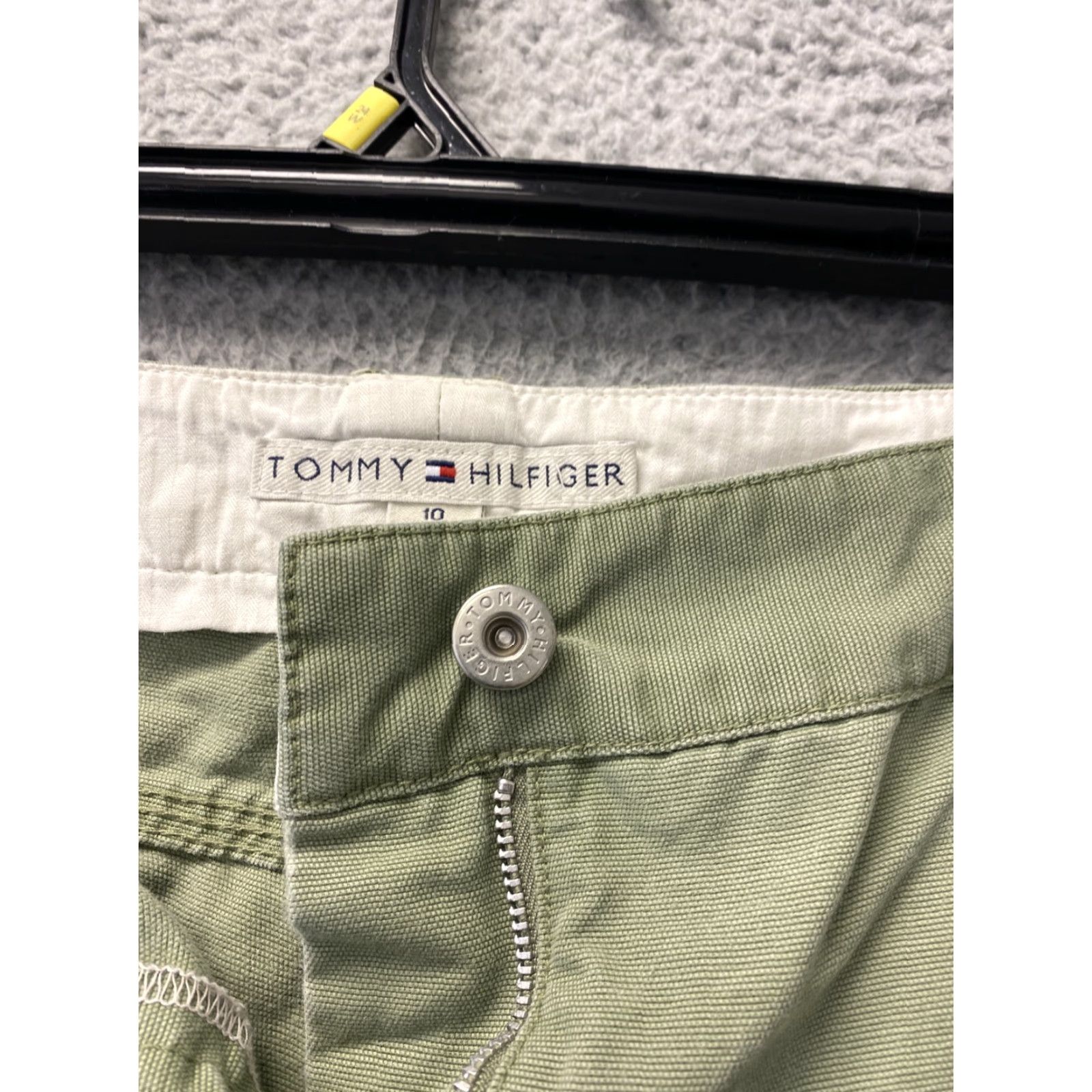 Tommy Hilfiger VINTAGE Tommy Hilfiger Cargo Shorts Women Size 10 Green Bermuda Activewear Casual Hiking Outdoor Size 32" / US 10 / IT 46 - 3 Thumbnail