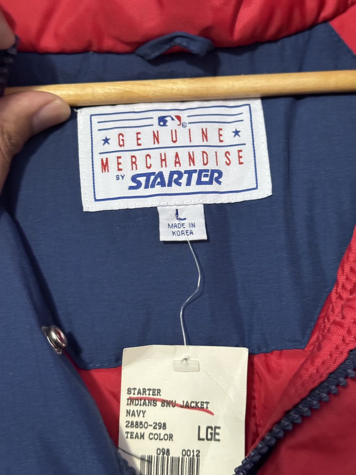 MLB × Starter Starter Jacket Cleveland Indians Size US L / EU 52-54 / 3 - 12 Thumbnail