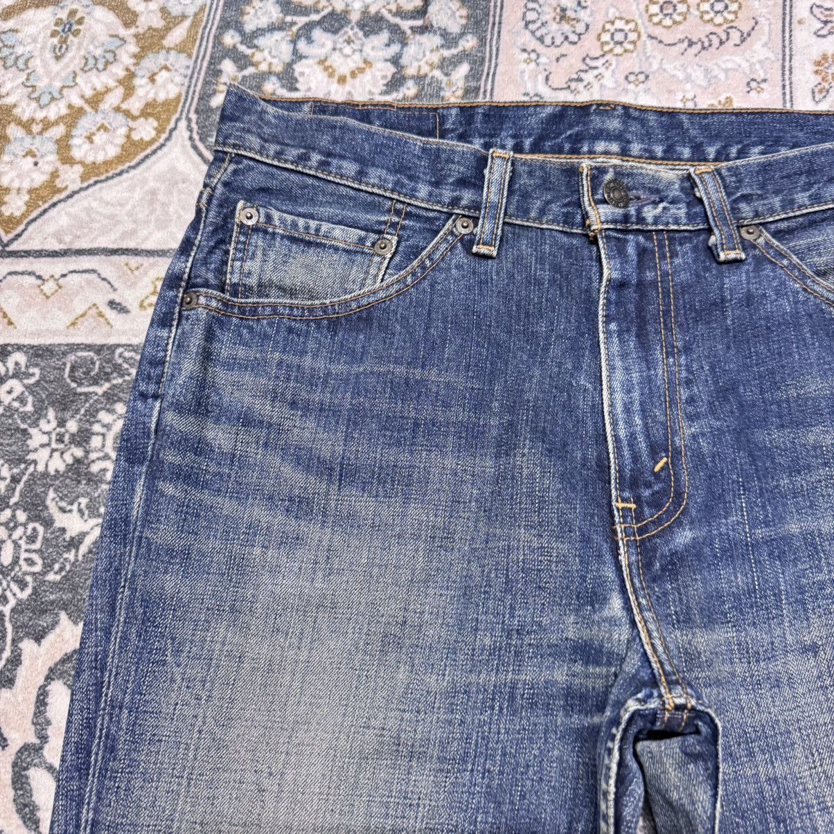 Levi's Vintage Levis 517 Denim Flare Jeans Hedi Slimane Size US 33 - 5 Thumbnail