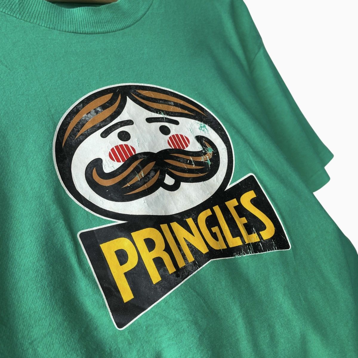 Vintage Pringles Chips USA Vintage 1990s Logo Promo Tee Size US M / EU 48-50 / 2 - 4 Thumbnail