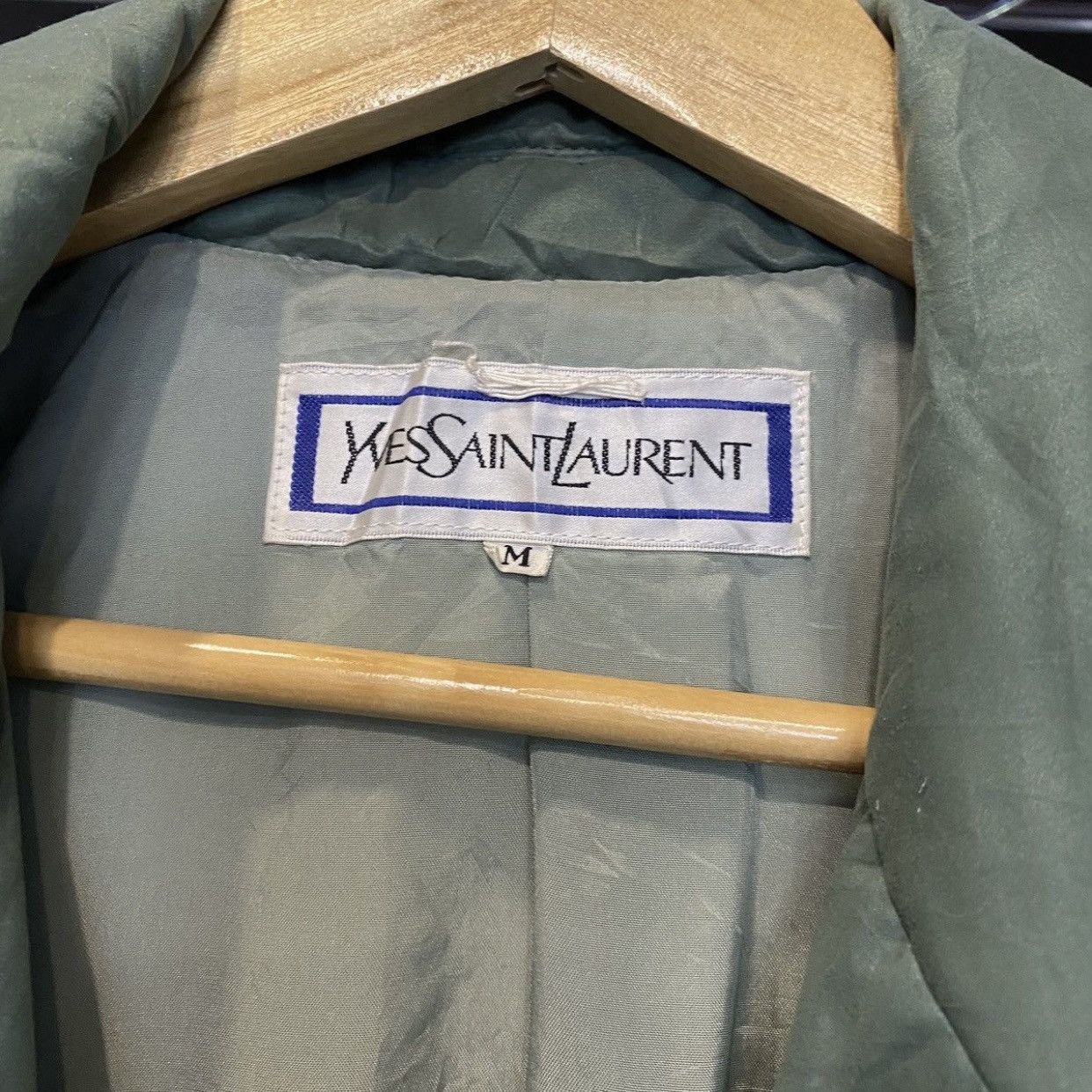 Yves Saint Laurent Yves Saint Laurent Double Breasted Long Coat Jackets Size US M / EU 48-50 / 2 - 9 Thumbnail