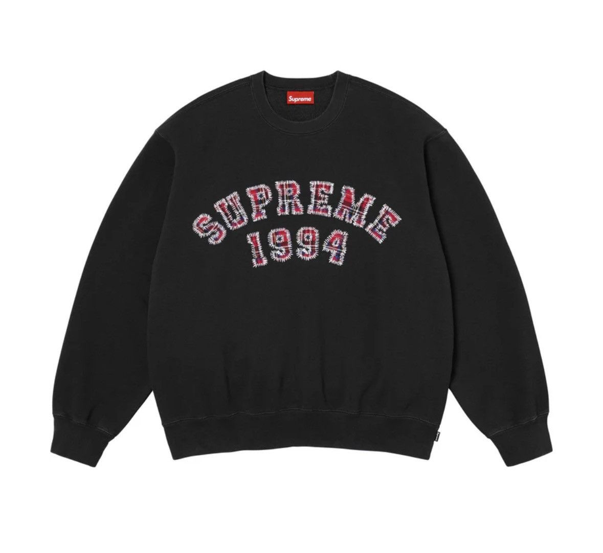 Supreme Supreme Plaid Arc Crewneck Size US XL / EU 56 / 4 - 5 Thumbnail