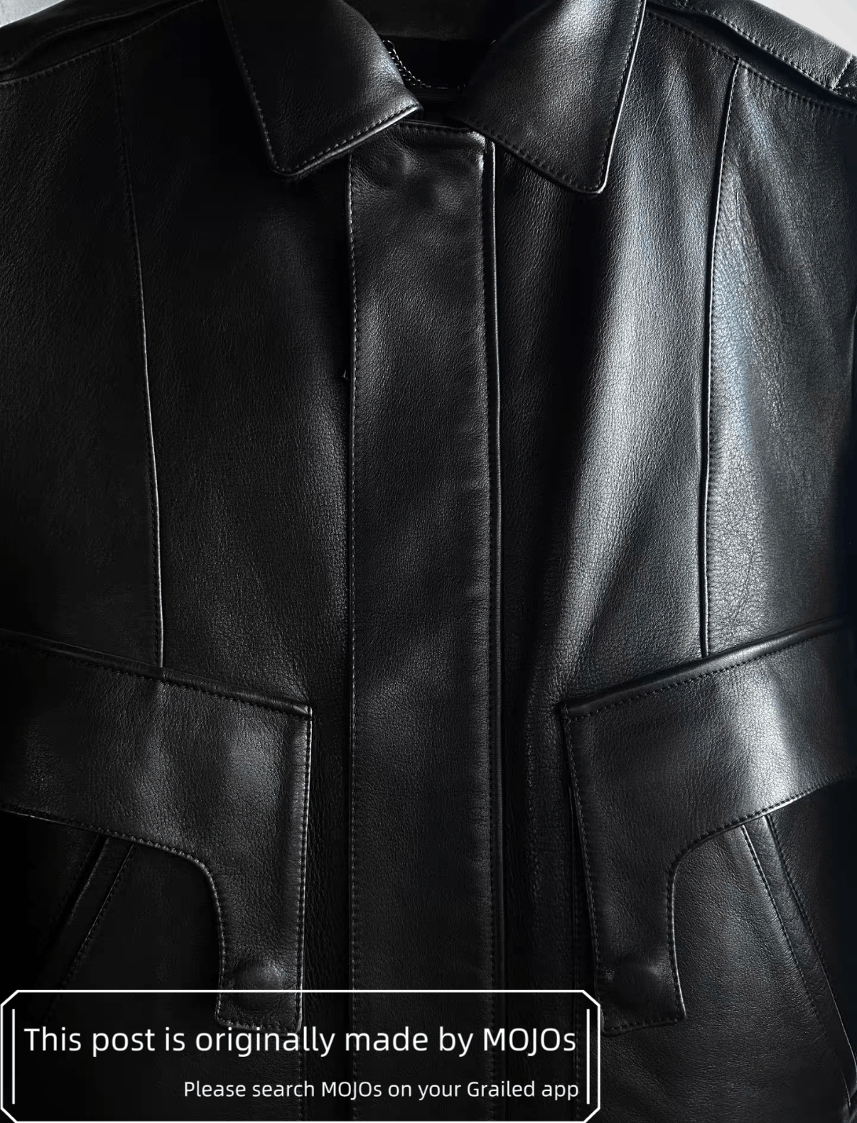 Helmut Lang Sz S Helmut Lang Gun Pockets Leather Jacket mojos132227 Size US S / EU 44-46 / 1 - 3 Thumbnail