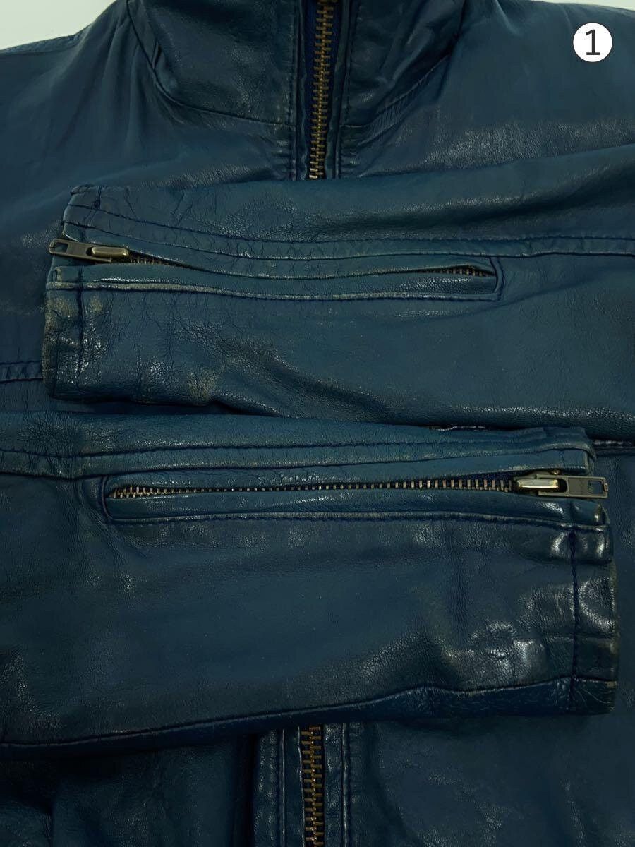 Avirex Avirex Avirex Sheepskin Leather Jacket Blouson Blue Size US M / EU 48-50 / 2 - 7 Thumbnail
