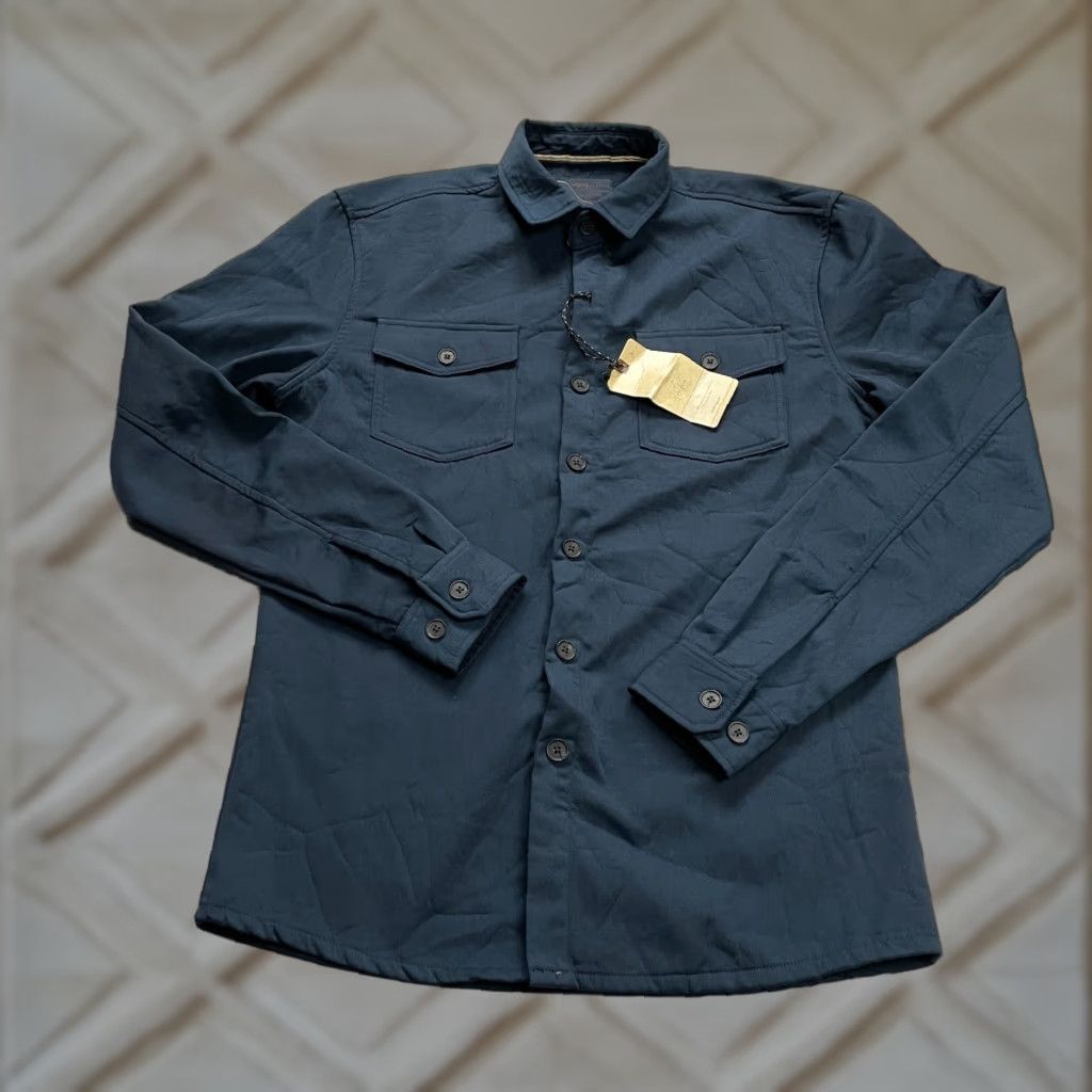 Nomad Nomad Shirt Mens Small Blue Polo Button Down Long Sleeve Workwear NWT New Size 36R - 1 Thumbnail