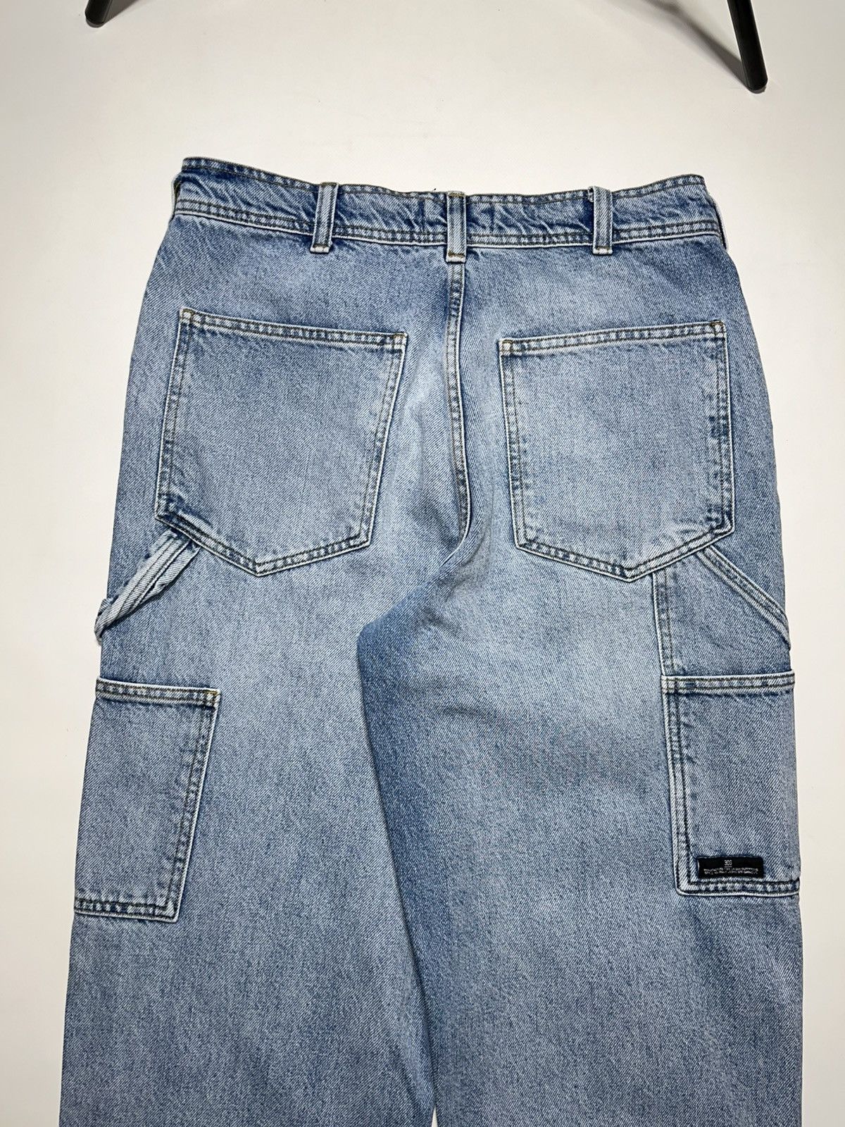 Vintage Vintage Workwear Carpenter Blue Washed Baggy Jeans Size US 32 / EU 48 - 4 Thumbnail