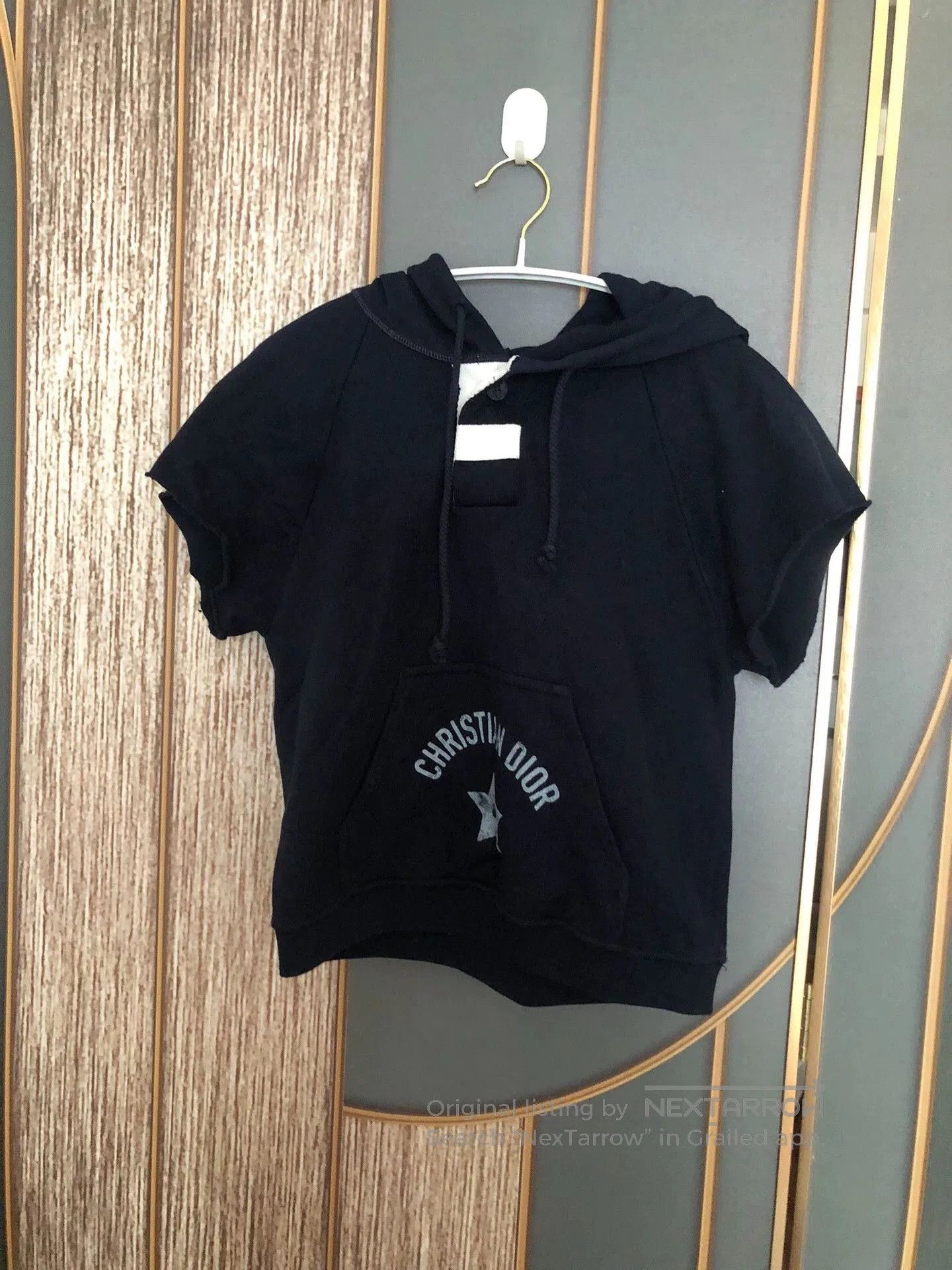 Dior dior ss24 black hoodie short sleeve sweatshirt. Size US S / EU 44-46 / 1 - 1 Thumbnail