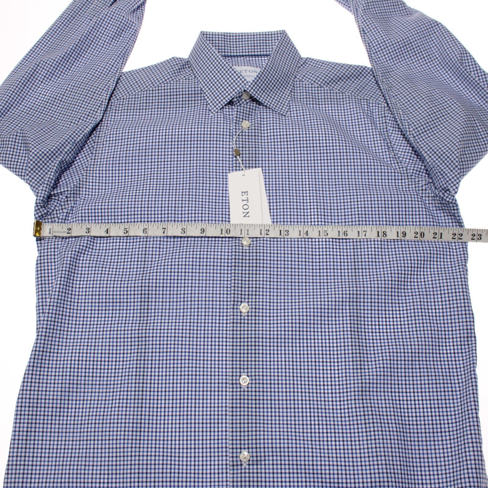 Eton New with tags Shirt Size L US In Blue