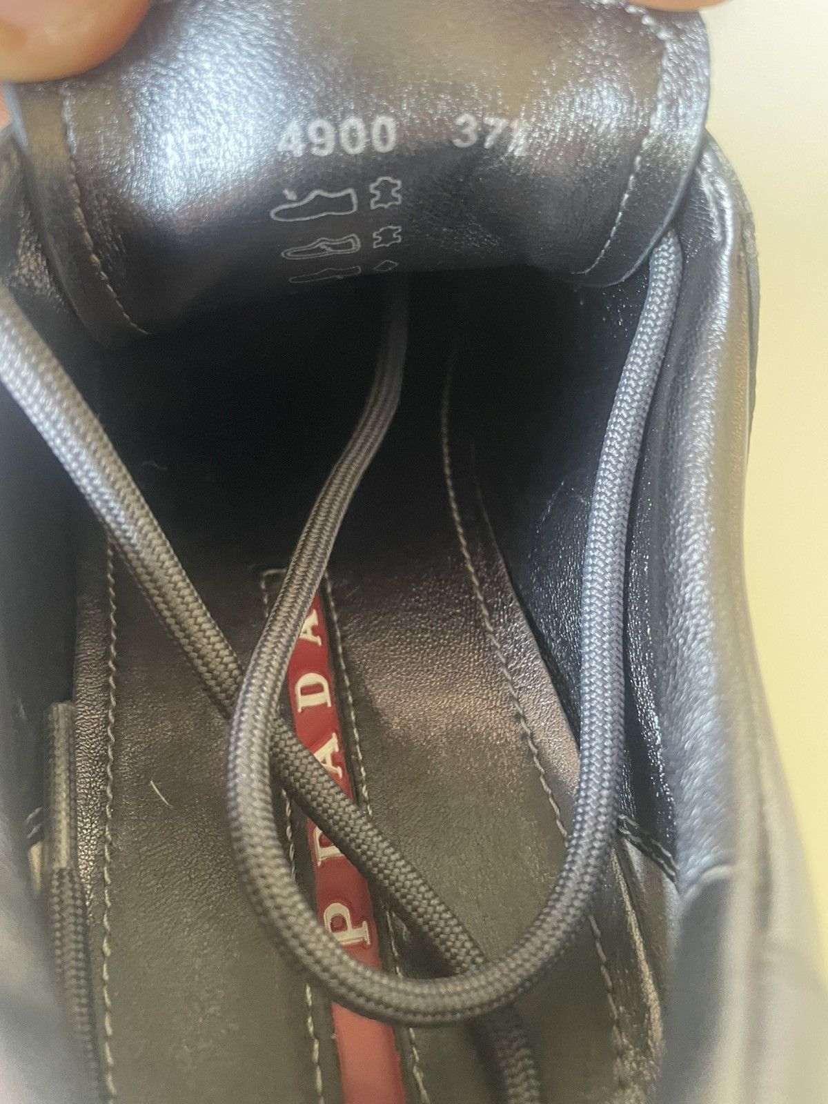 Prada Prada women’s leather sneakers in grey with original box Size US 7.5 / IT 37.5 - 5 Thumbnail