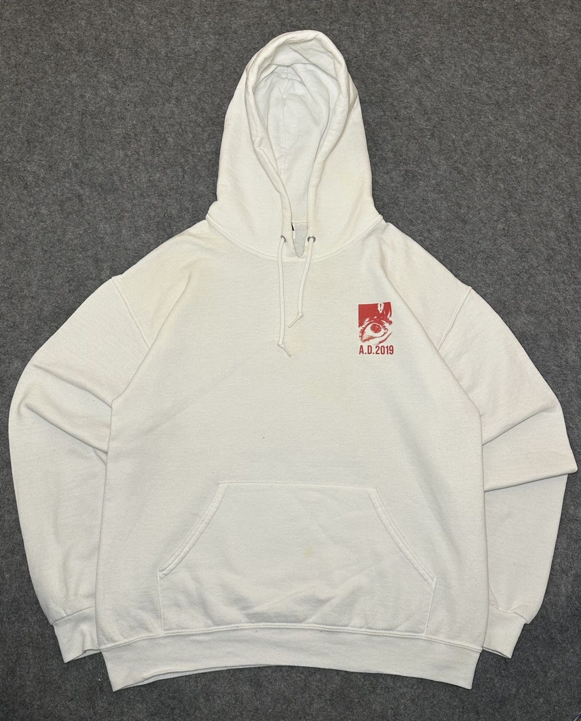Japanese Brand AKIRA x ART OF WALL exhibition hoodie in white. Size US M / EU 48-50 / 2 - 3 Thumbnail