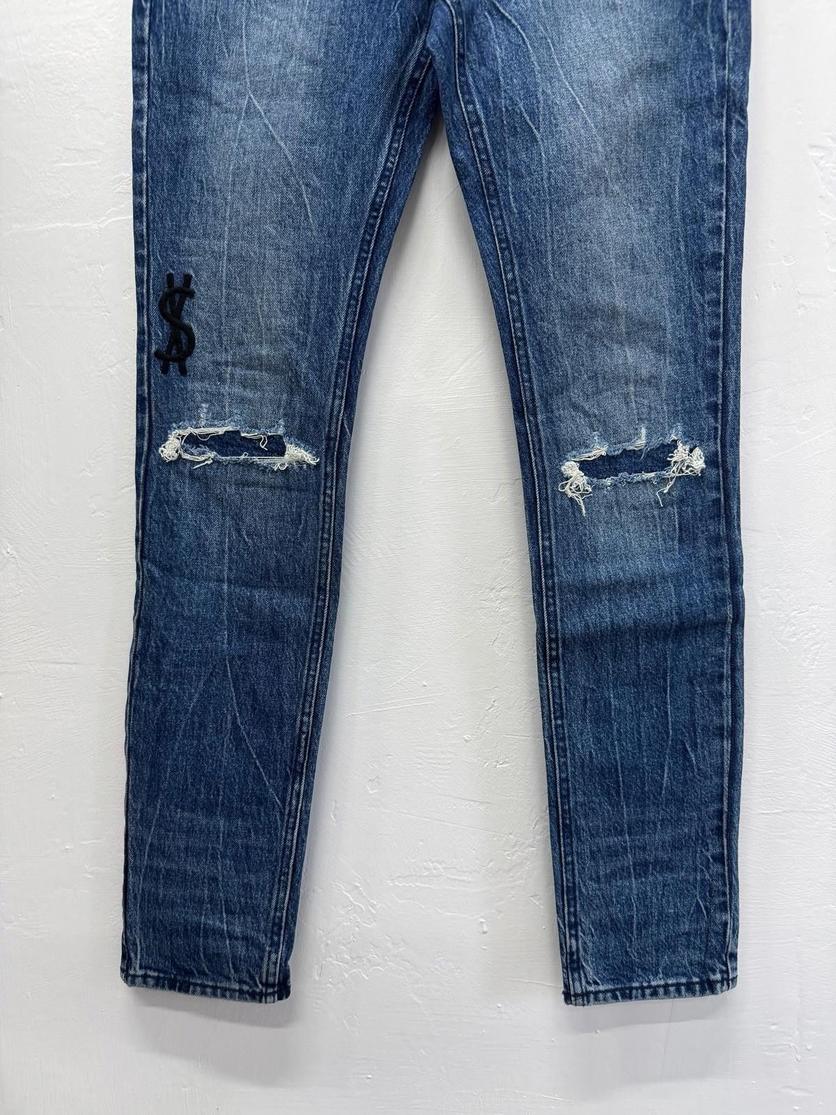Ksubi new Ksubi mens denim jeans van winkle BLUUU blue patch 32 Size US 32 / EU 48 - 3 Thumbnail