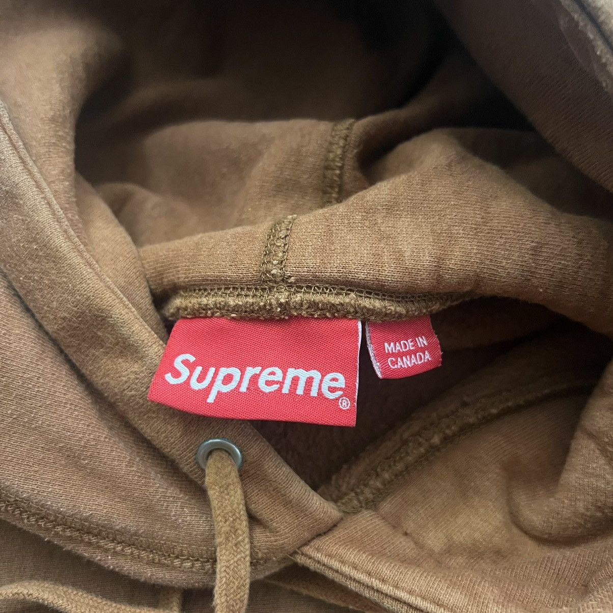 Supreme Supreme Box Logo Hoodie Brown/Teal FW17 Size US M / EU 48-50 / 2 - 6 Thumbnail