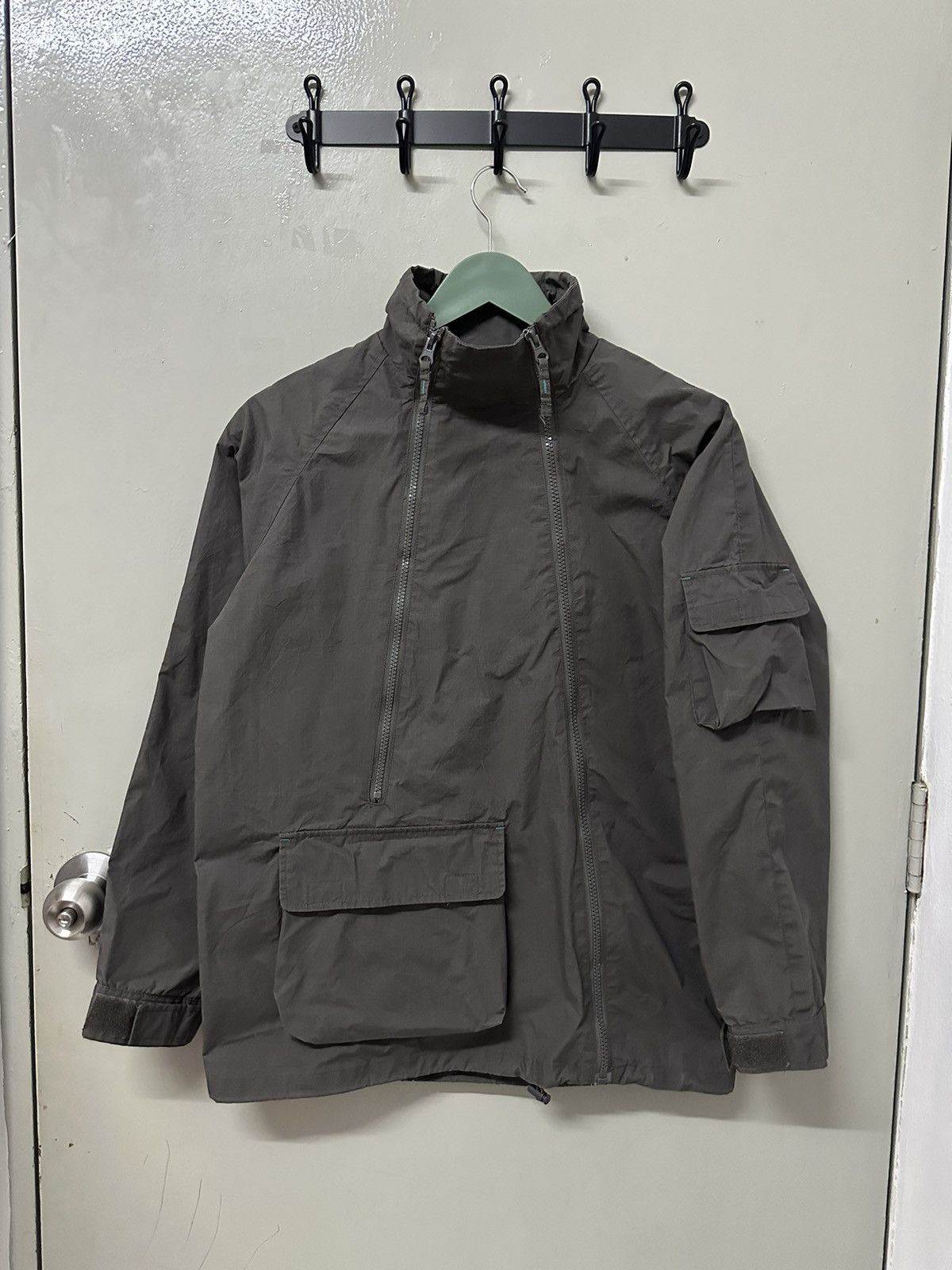 Vintage Japanese Style Double Zip Center Pocket Jacket