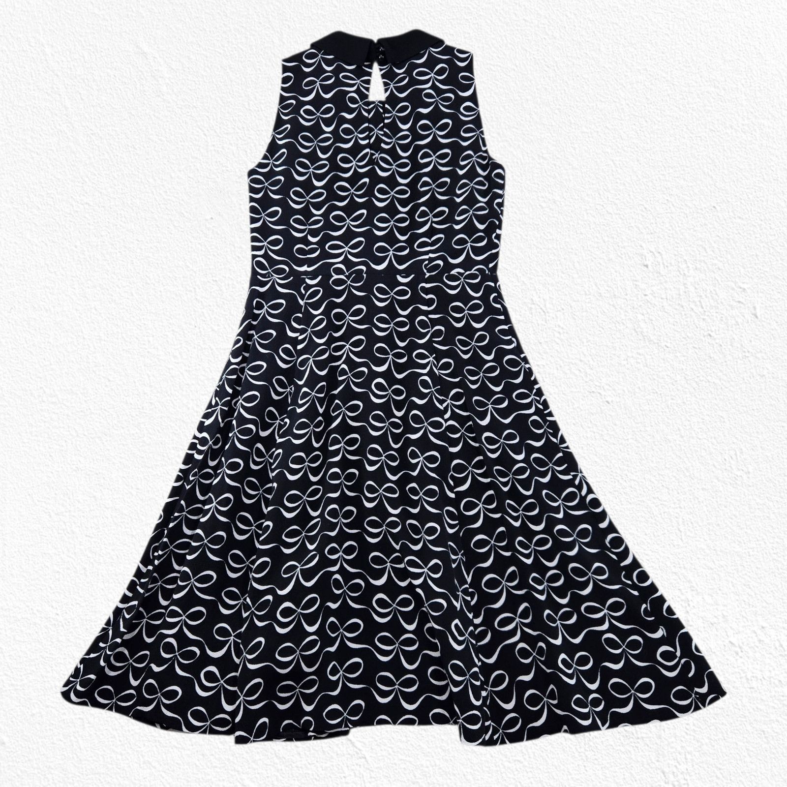 kate spade black and white dress Kate Spade Halter Maxi Dress Size 6 Ivory Black Contrast Evening Dress –  Presley Co. Collective main image 0
