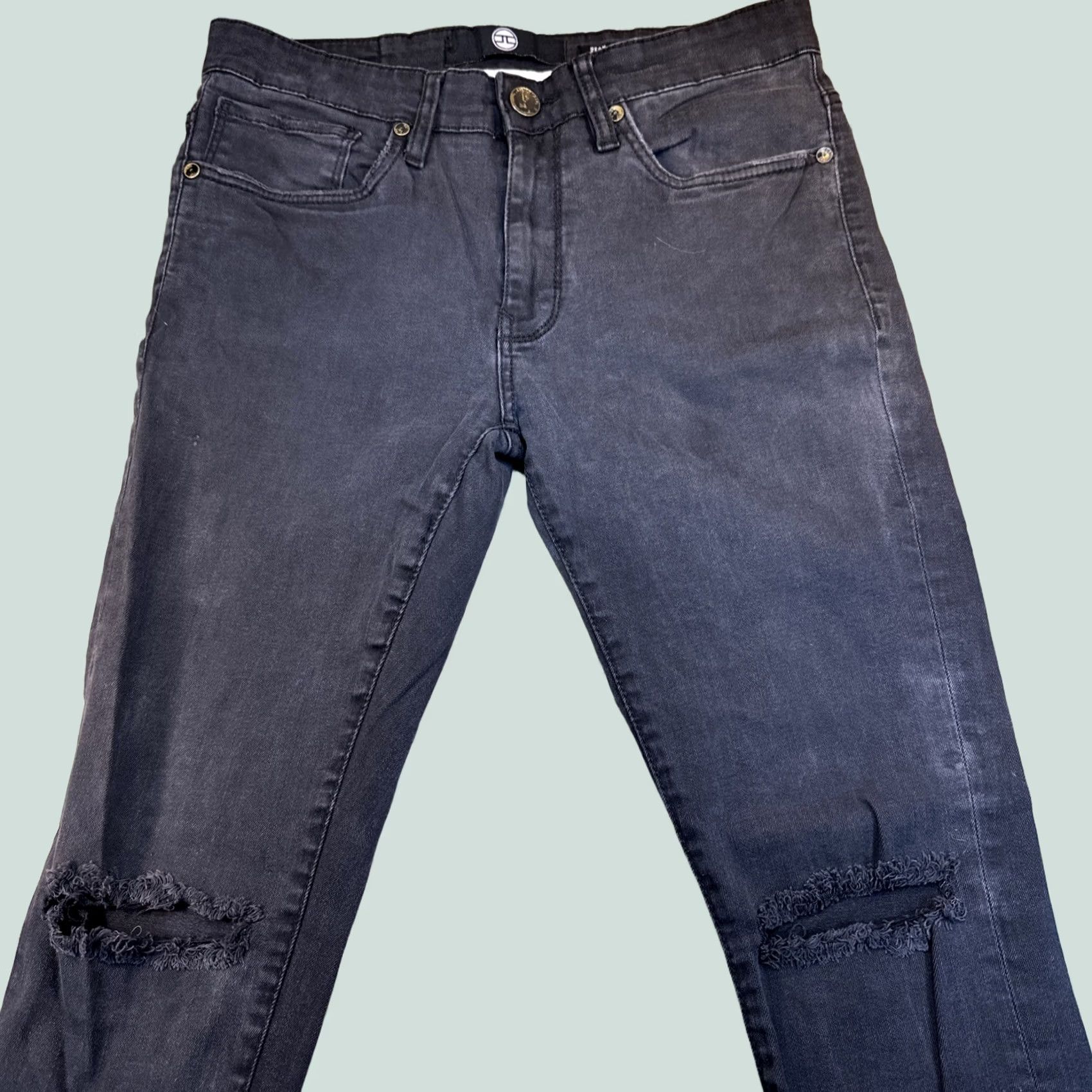 Jordan Brand VINTAGE Men’s Jordan Craig black denim skinny jeans 30x32 Size US 30 / EU 46 - 1 Thumbnail