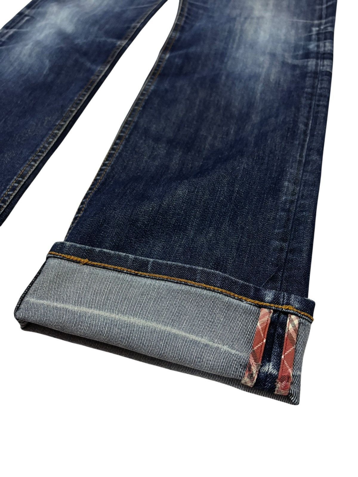 Burberry Vtg Burberry Black Label Selvedge Distressed Jeans Size US 34 / EU 50 - 4 Thumbnail