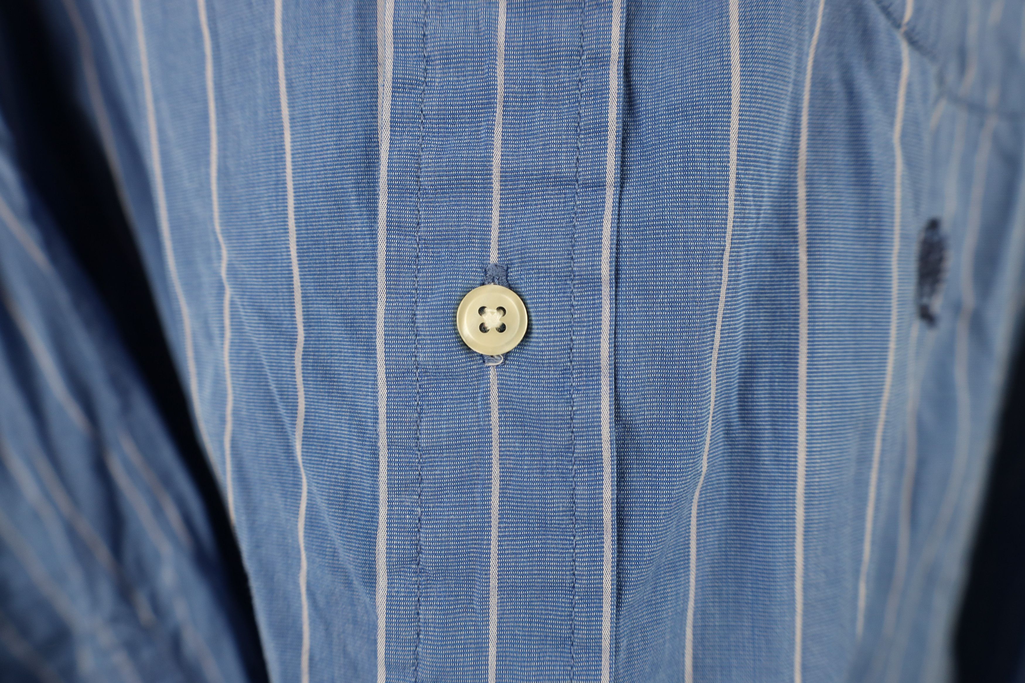 Tommy Hilfiger Vintage 90s Tommy Hilfiger Cotton Oxford Button Down Shirt Size US L / EU 52-54 / 3 - 6 Thumbnail