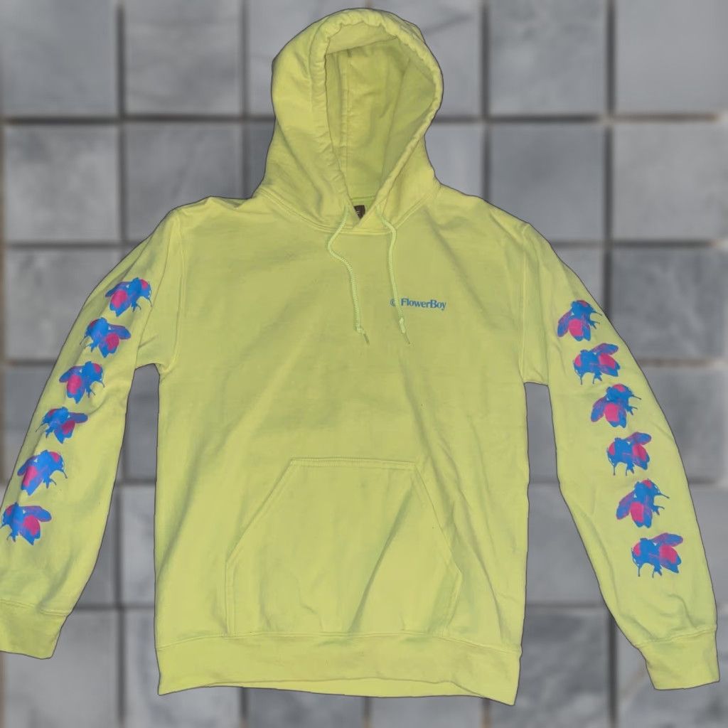 Golf Wang Golf Wang Flower Boy Hoodie 18x25 Small Green Mens Pullover Flower Highlighter Green 90s? Size US S / EU 44-46 / 1 - 1 Thumbnail