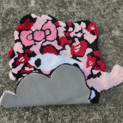 Other Pink Cartoon Character Handmade Soft Rug Size ONE SIZE - 4 Thumbnail