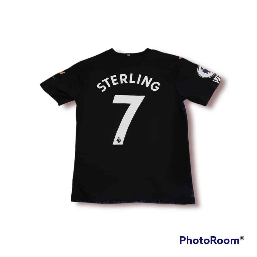 Puma MANCHESTER CITY PUMA AWAY JERSEY 2020/21, Size S, STERLING#7 Size US S / EU 44-46 / 1 - 2 Thumbnail