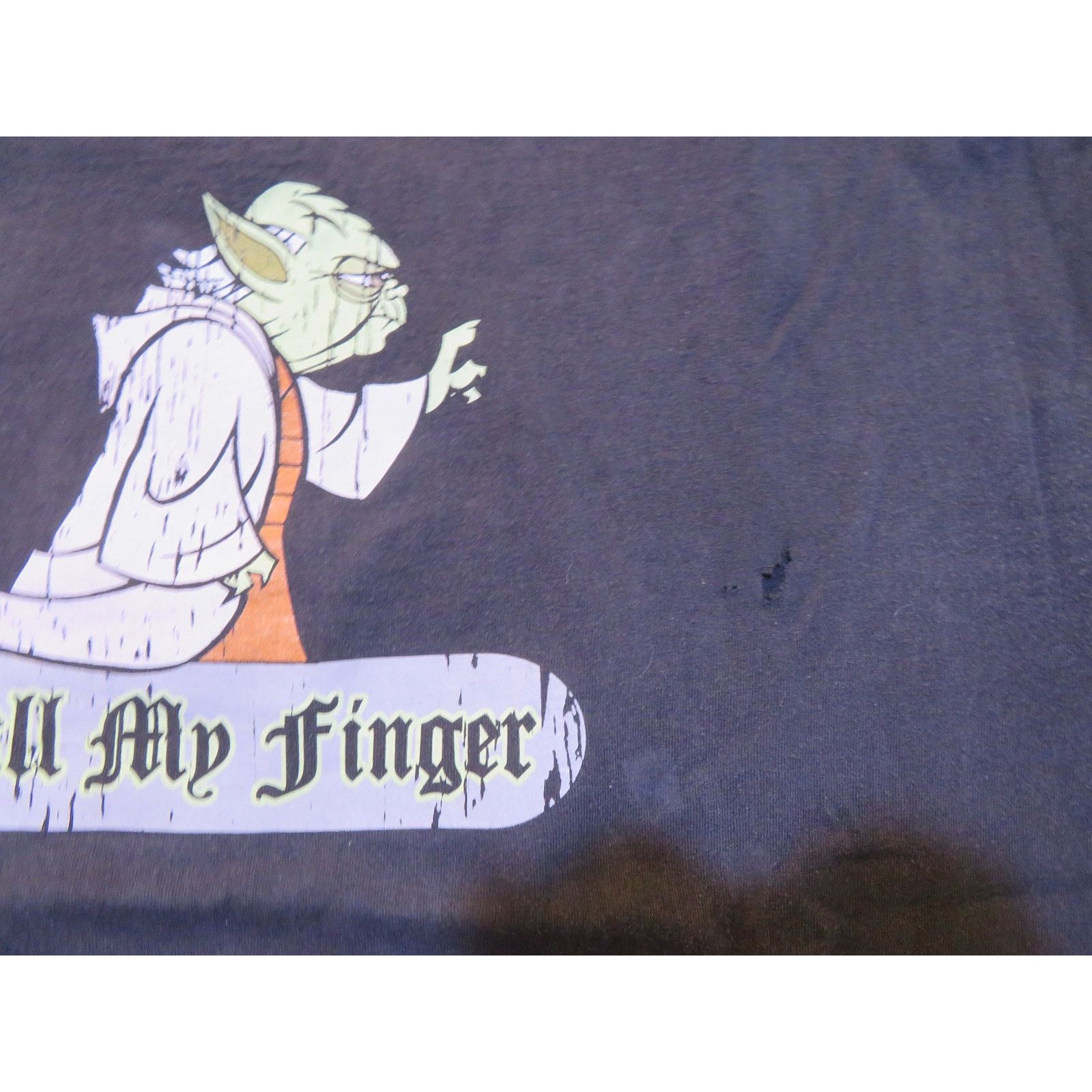 Giant Pull My Finger Yoda Like Character T-Shirt Sz XL? Y2K Giant Size US XL / EU 56 / 4 - 5 Thumbnail
