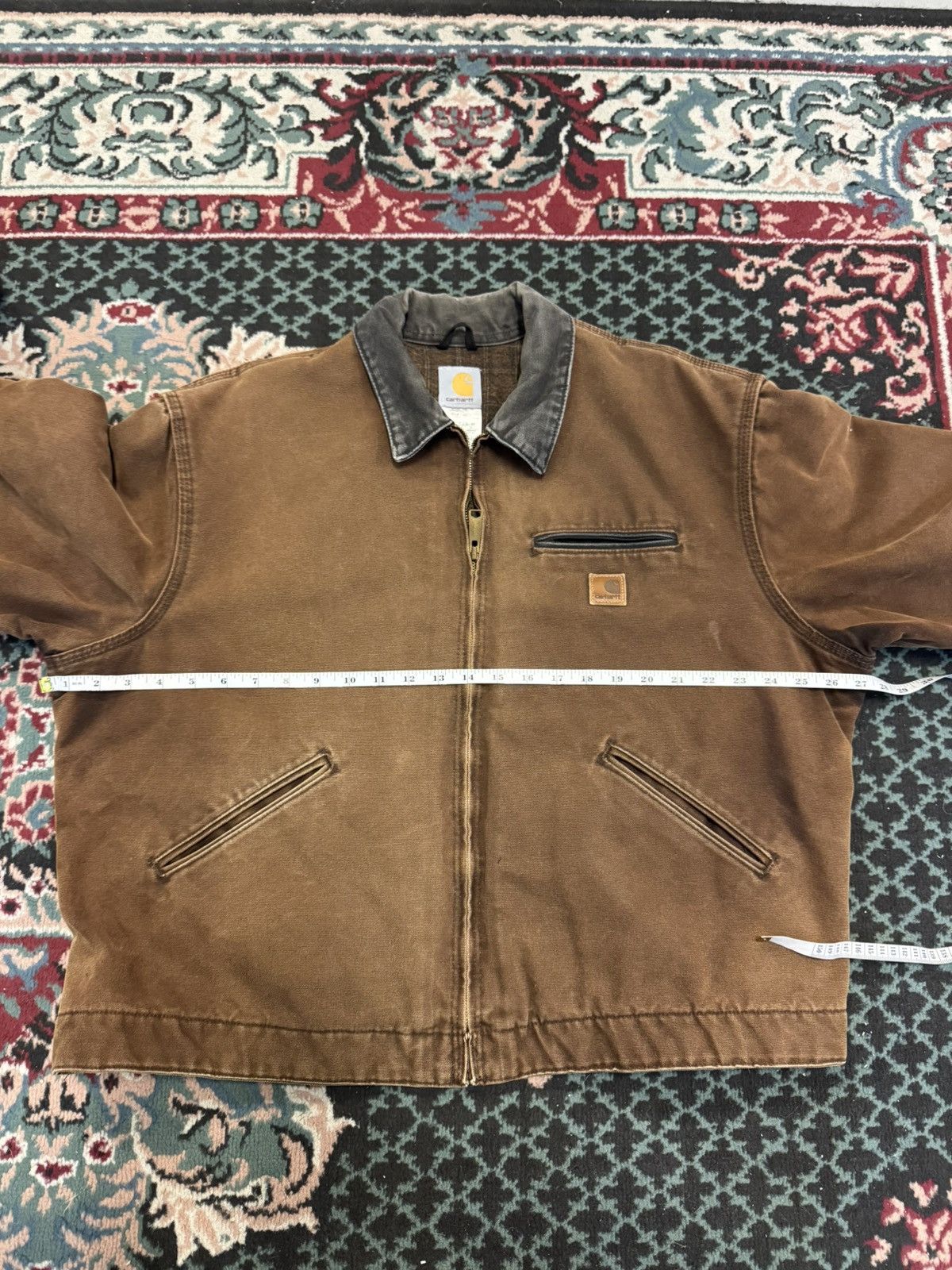 Carhartt Carhartt Workwear J97DKB FADED Detroit Blanket Lined JKT Size US XL / EU 56 / 4 - 12 Thumbnail