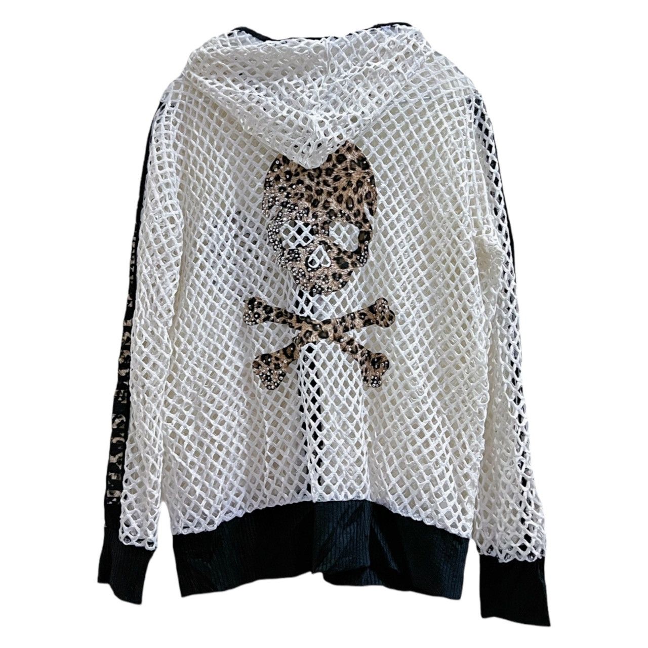 Japanese Brand Skull mesh hoodie zip up ➕🥀 Size US XL / EU 56 / 4 - 2 Thumbnail