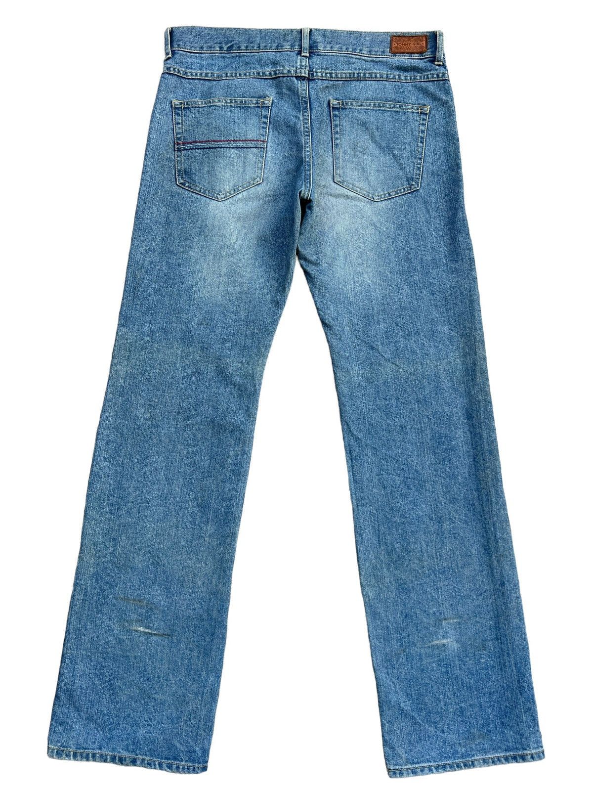 Tommy Hilfiger Y2K Tommy Hilfiger Distressed Patch Denim Jeans 34x34 Size 34" / US 12 / IT 48 - 3 Thumbnail