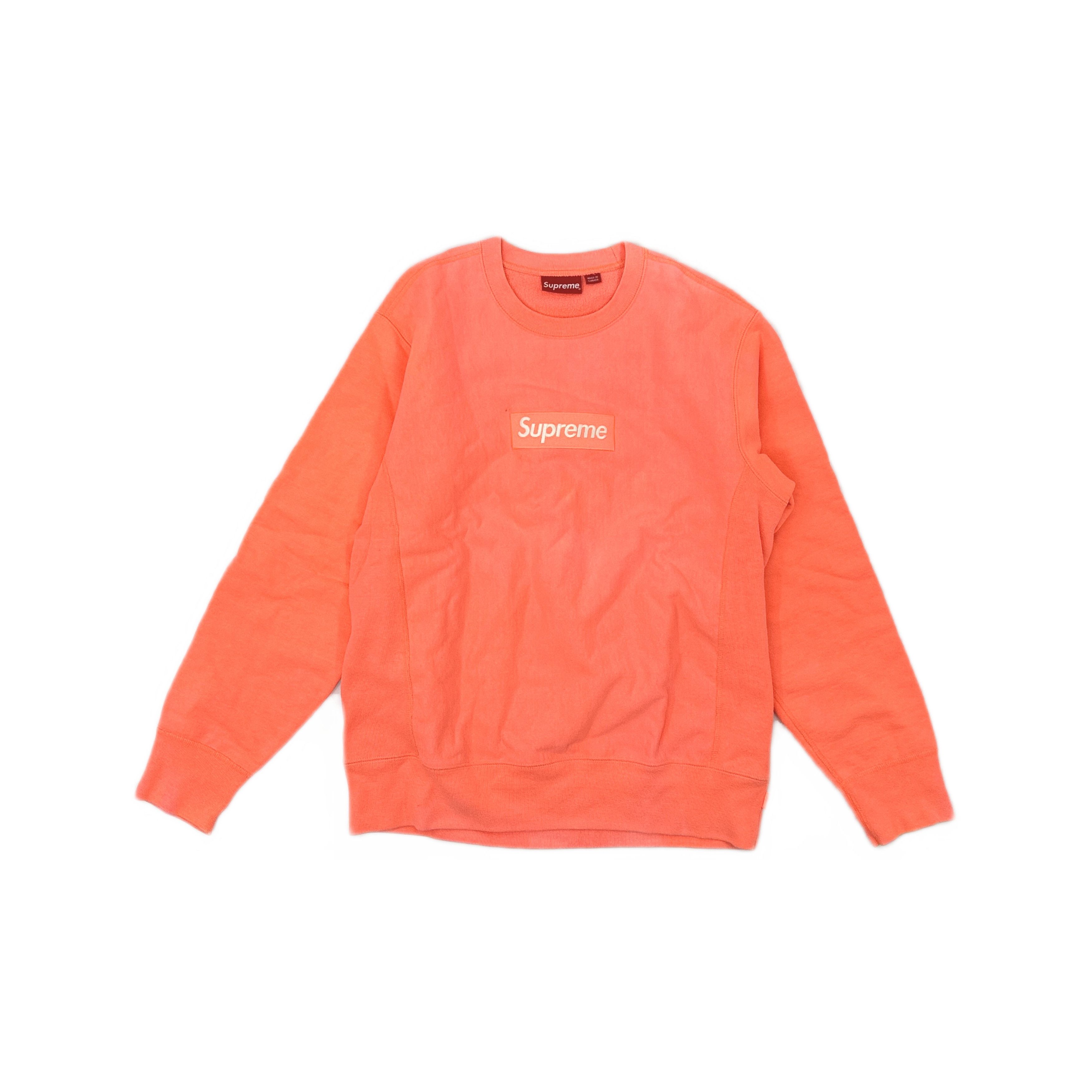 Supreme Supreme Box Logo Crewneck Sweatshirt Pink Size M Size US M / EU 48-50 / 2 - 1 Thumbnail