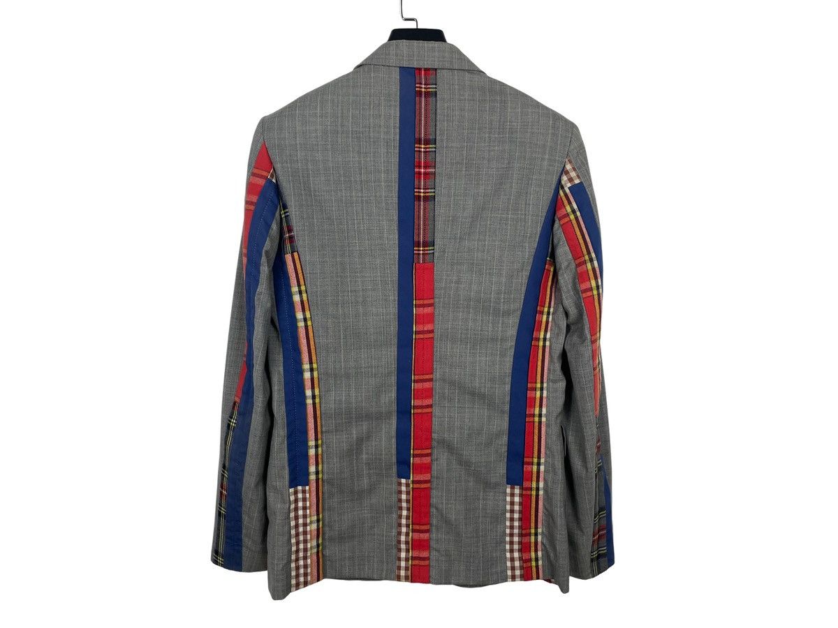 Comme des Garcons Homme Plus Comme des Garçon Homme Plus Patchwork Blazer Size 42R - 2 Thumbnail