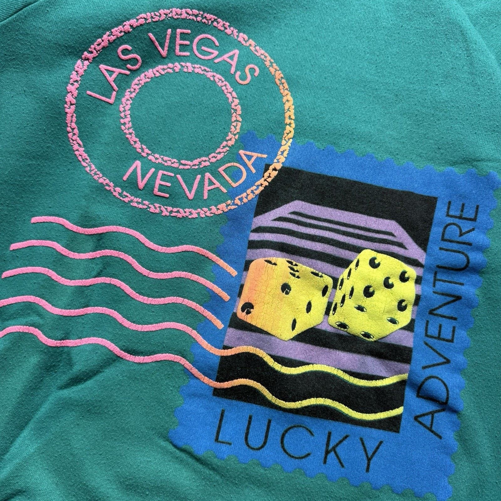 Vintage Vintage 90s Las Vegas Nevada Sweatshirt Adult Small Size US S / EU 44-46 / 1 - 3 Thumbnail