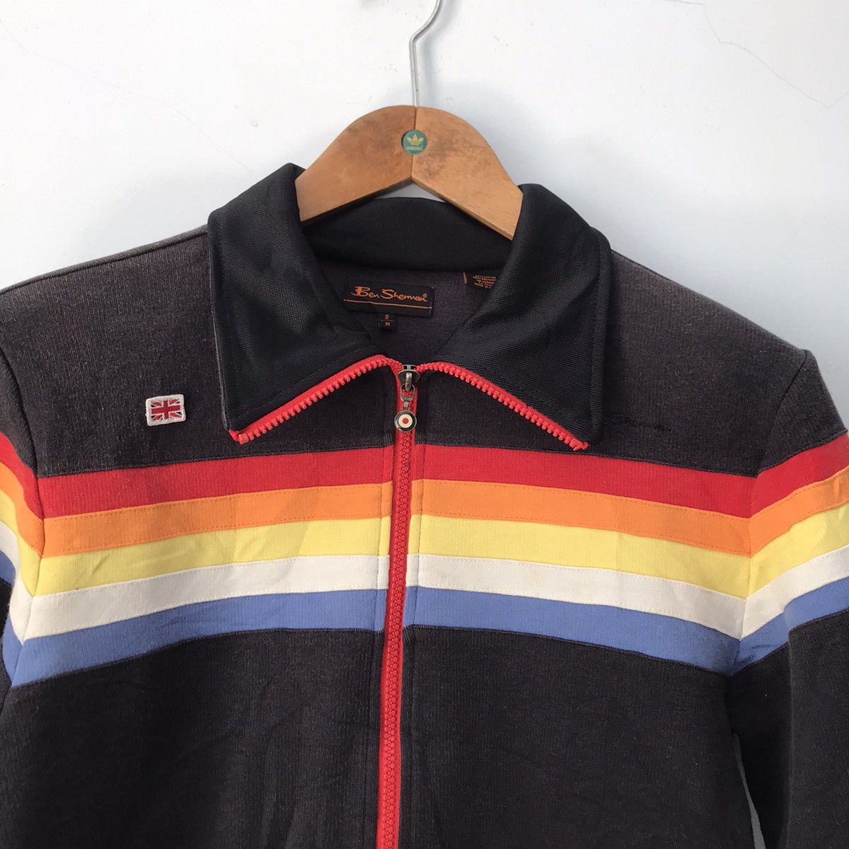 Ben Sherman × Vintage Vintage Ben Sherman Retro Track Tracktop Jacket Oasis noel Size US M / EU 48-50 / 2 - 9 Thumbnail