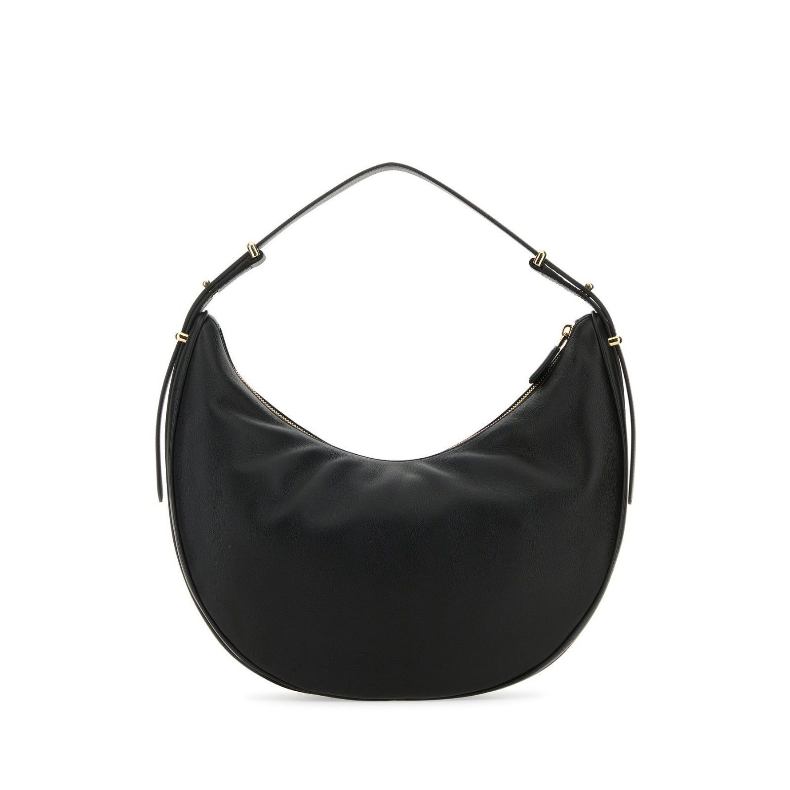 Prada PRADA Arquè Moon Black Leather Handbag New And Authentic Size ONE SIZE - 3 Thumbnail