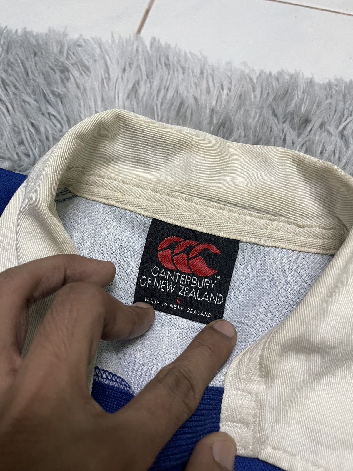 Canterbury of New Zealand 1998 CANTERBURY OF NEW ZEALAND CLARE FARRELL SENIOR JERSEY Size US L / EU 52-54 / 3 - 10 Thumbnail