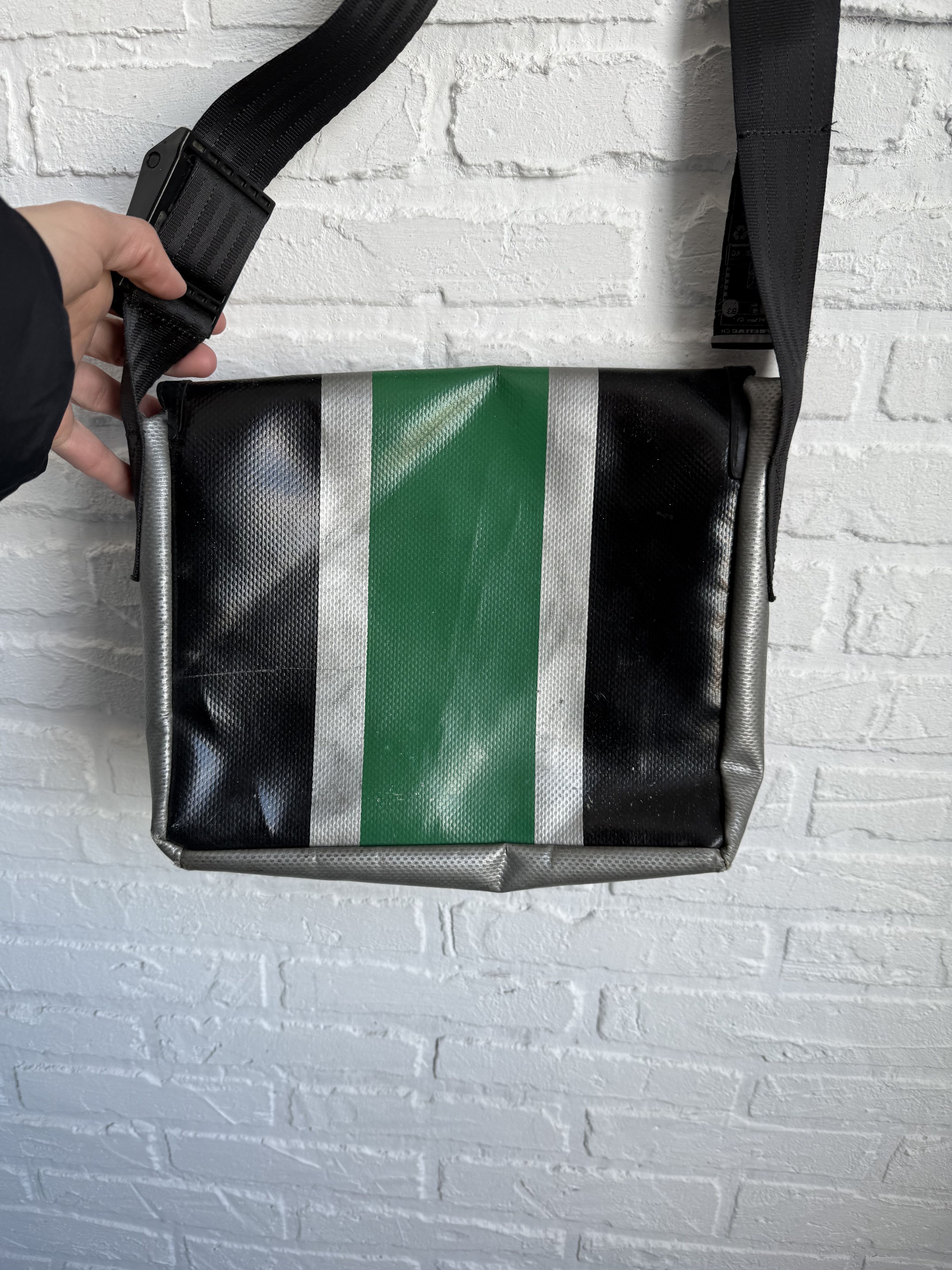 Freitag The Freitag shoulder messenger bag silver green Size ONE SIZE - 8 Thumbnail