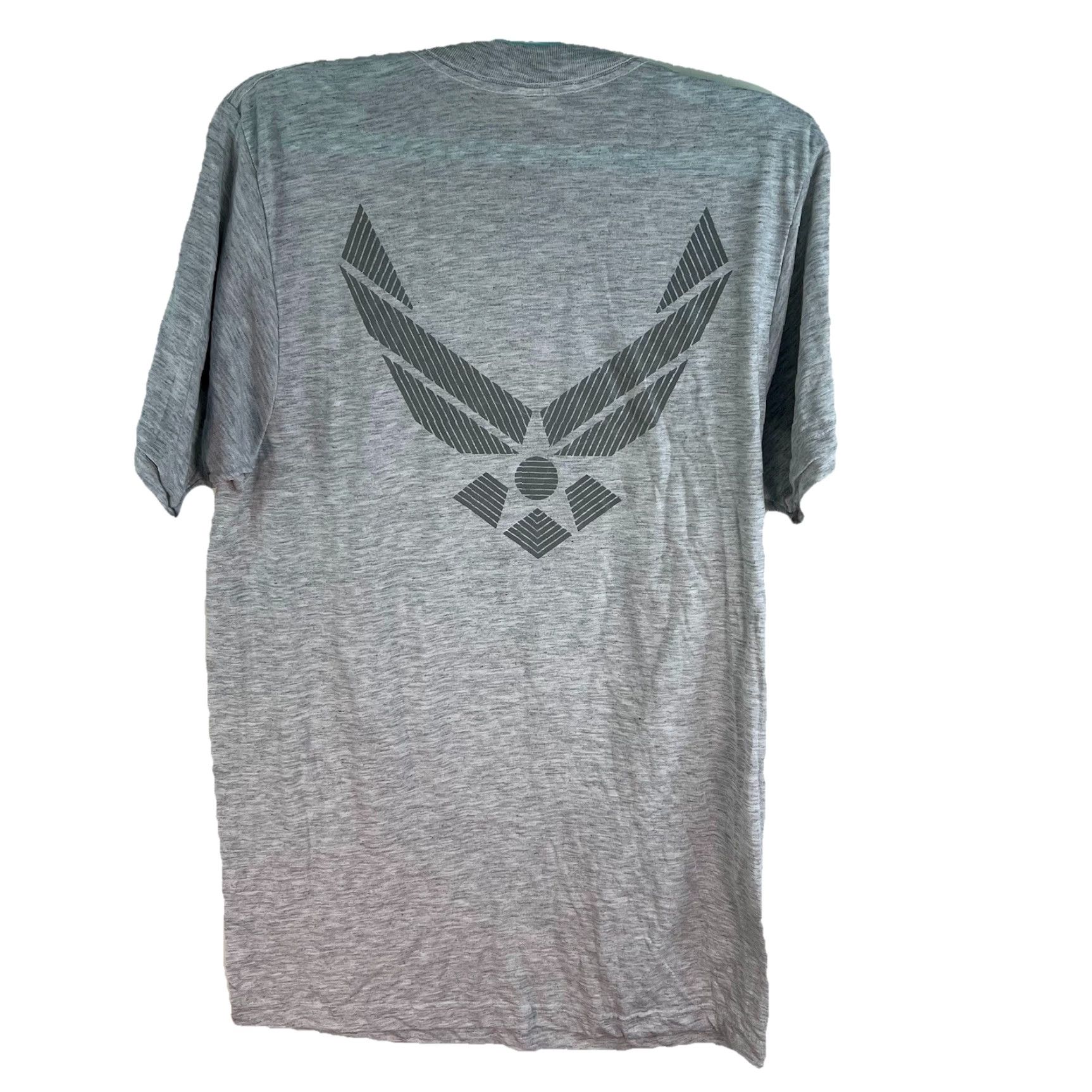 Vintage USAF T-Shirt Adult L Gray Short Sleeve SP1C1 Size US L / EU 52-54 / 3 - 2 Thumbnail