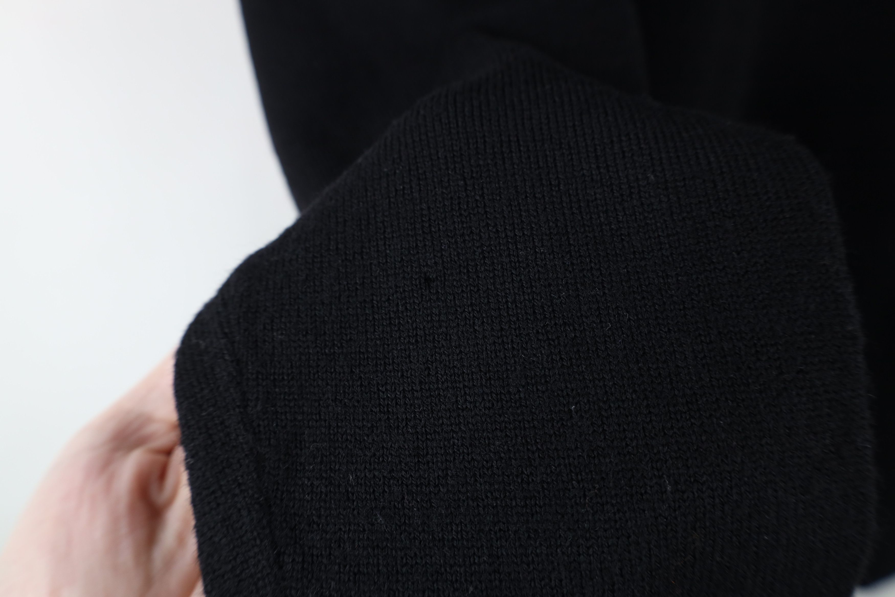 Vintage Vintage 90s Streetwear Wool Knit Turtleneck Sweater Black Size S / US 4 / IT 40 - 5 Thumbnail