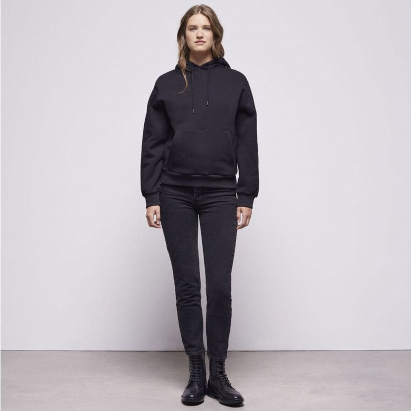 The Kooples NWT! The KOOPLES Black Hoodie Rhinestones Size 1, Authentic Size S / US 4 / IT 40 - 3 Thumbnail