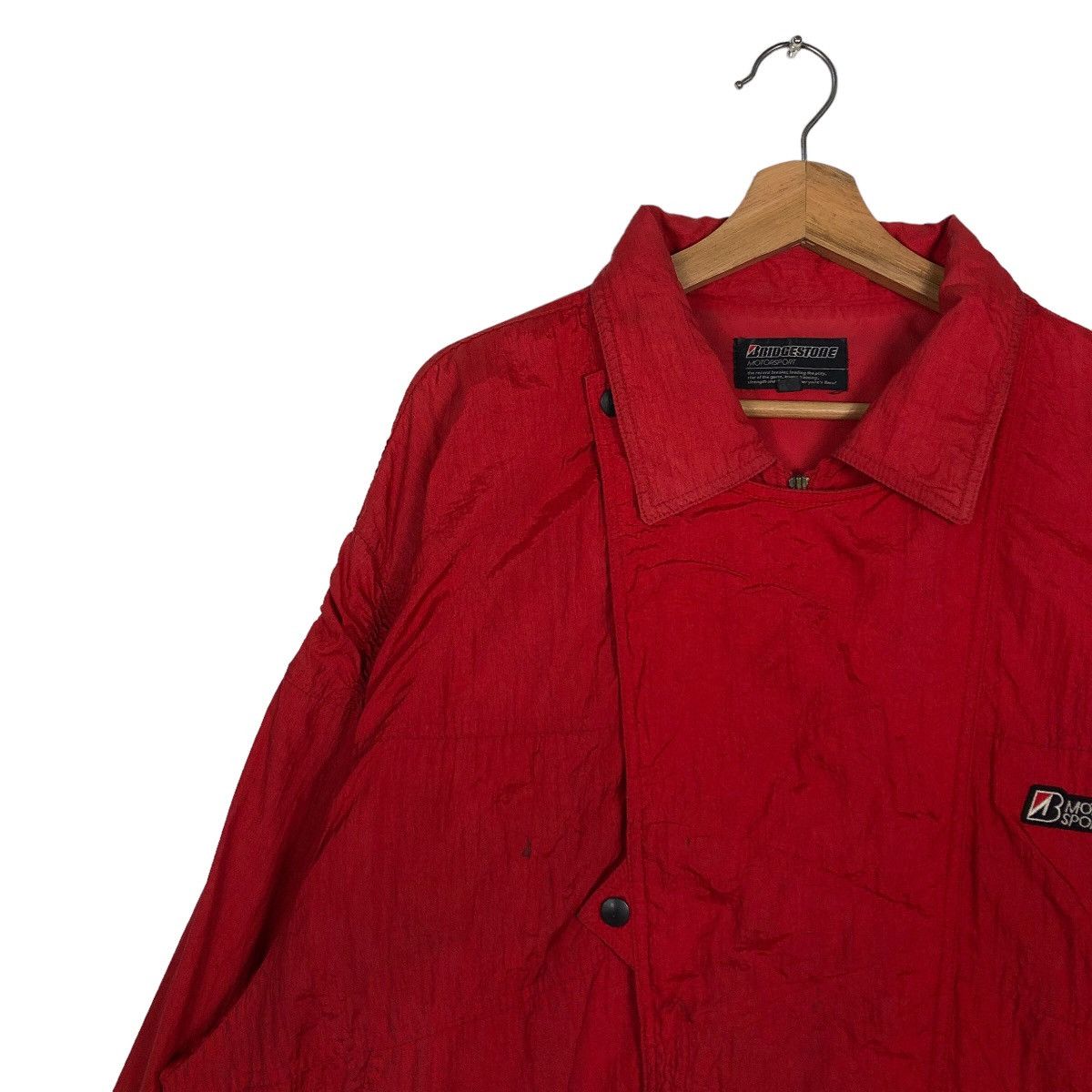 Japanese Brand 🔥90’s Vintage Work Racing Bomber Jacket Bridgestone Motor Size US XL / EU 56 / 4 - 6 Thumbnail