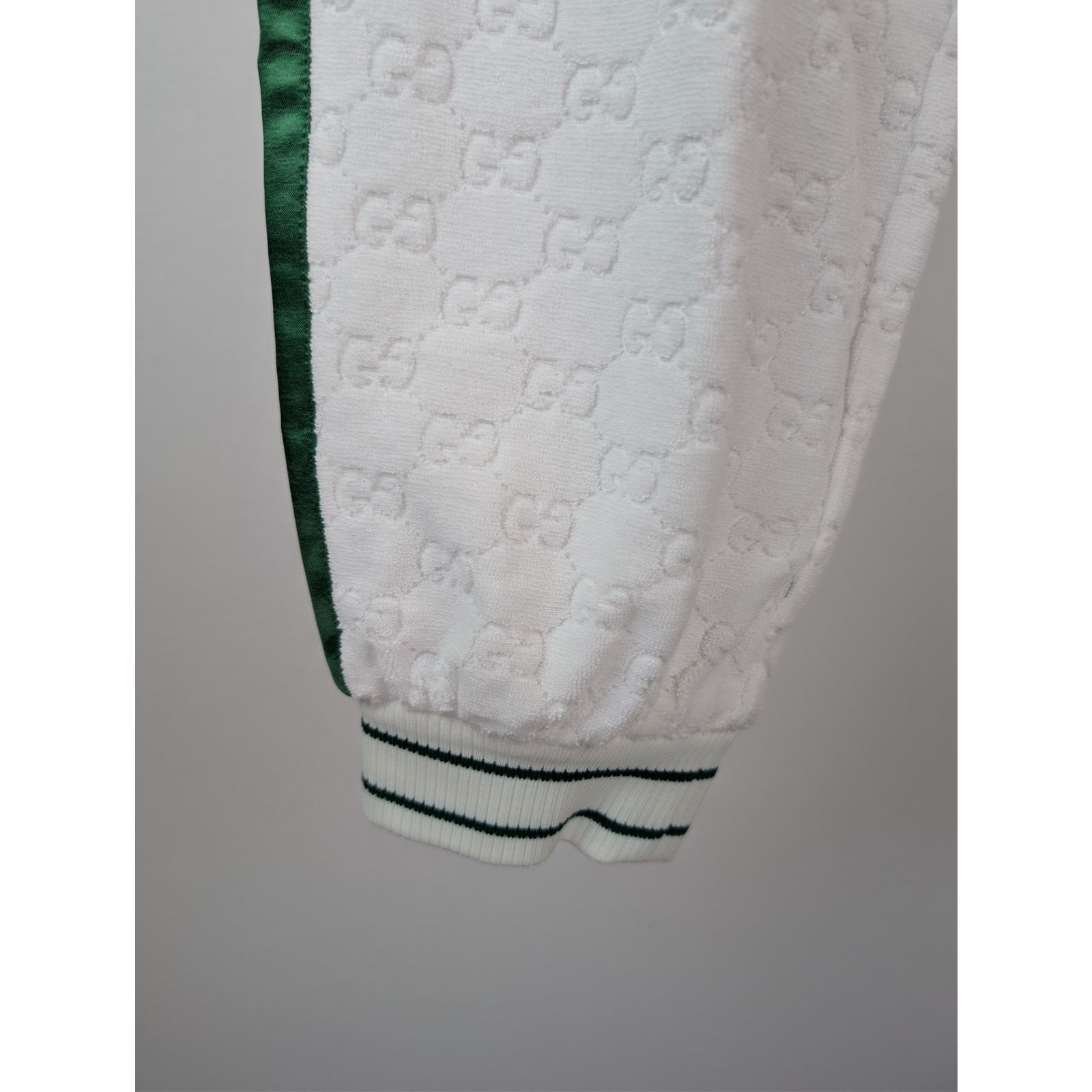Gucci o1rshd1 GG Cotton Terry Cloth Jogging Pants in White Size US 32 / EU 48 - 8 Thumbnail
