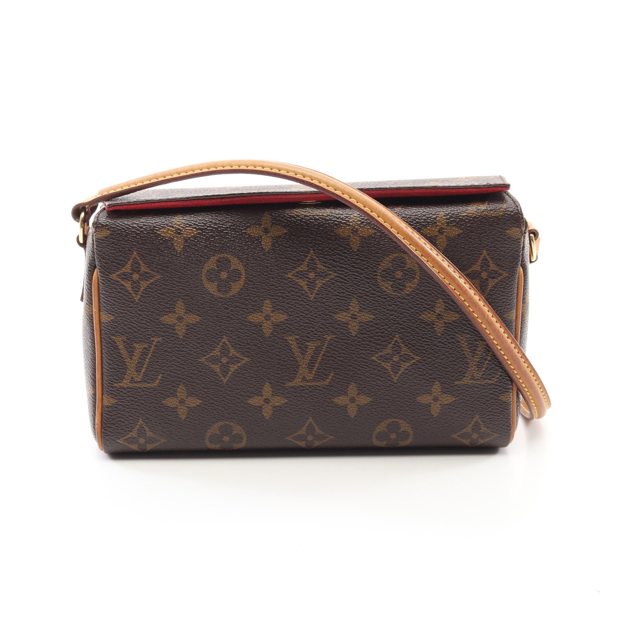 Louis Vuitton Louis Vuitton Recital Monogram Handbag Leather Brown Size ONE SIZE - 1 Thumbnail