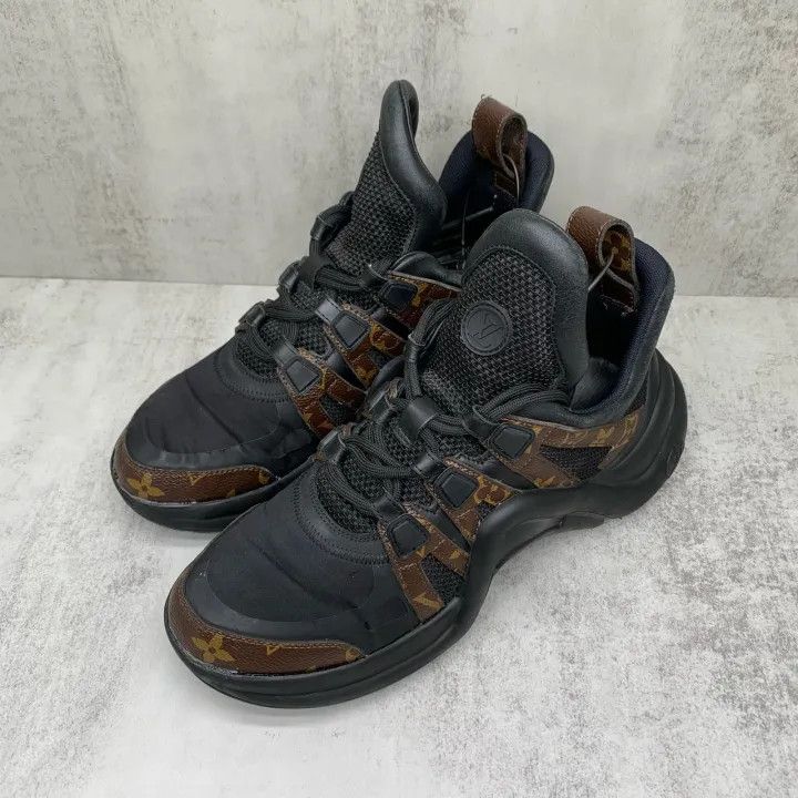 Louis Vuitton Louis Vuitton Archlight Black Sneakers for Women 0079 Size US 7 / IT 37 - 1 Thumbnail