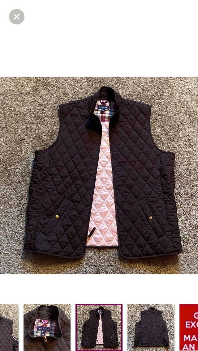 Lands' End Lands End Woman’s Brown Quilted Best 2X Size XXL / US 16-18 / IT 52-54 - 7 Thumbnail