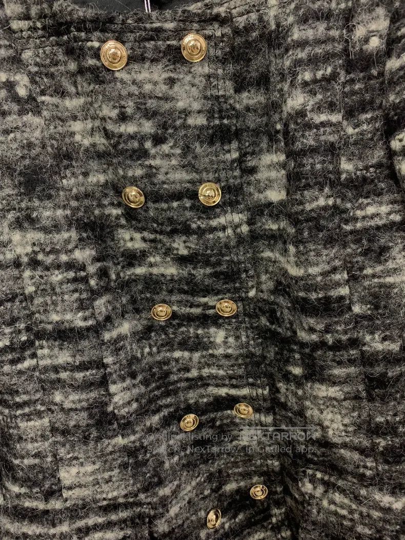 Gucci Gucci Gray double-breasted gold button jacket Size XS / US 0-2 / IT 36-38 - 2 Thumbnail