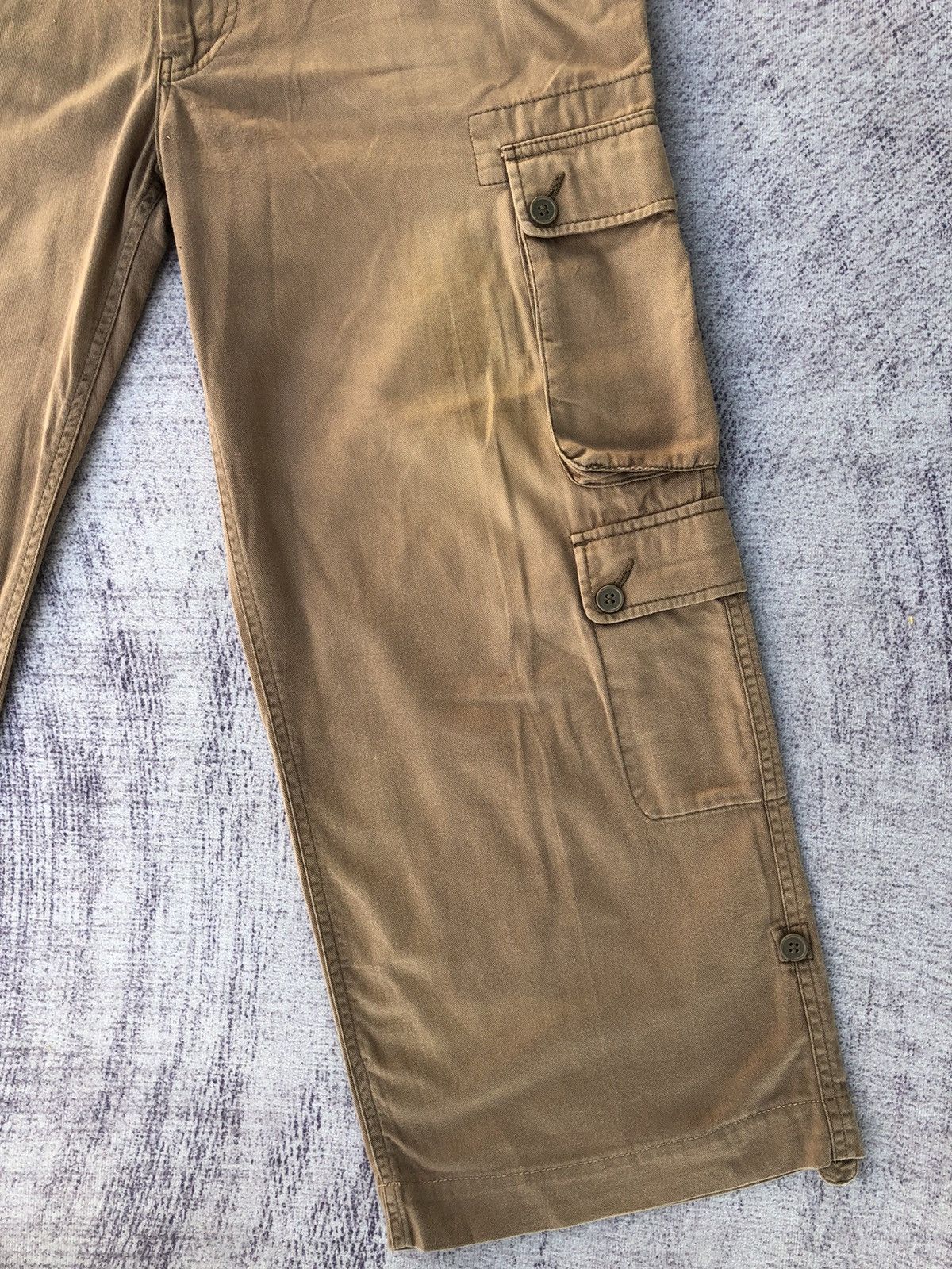 Japanese Brand Faded Cargo Baggie Lindstorm Multipocket Tactical Size US 29 - 4 Thumbnail