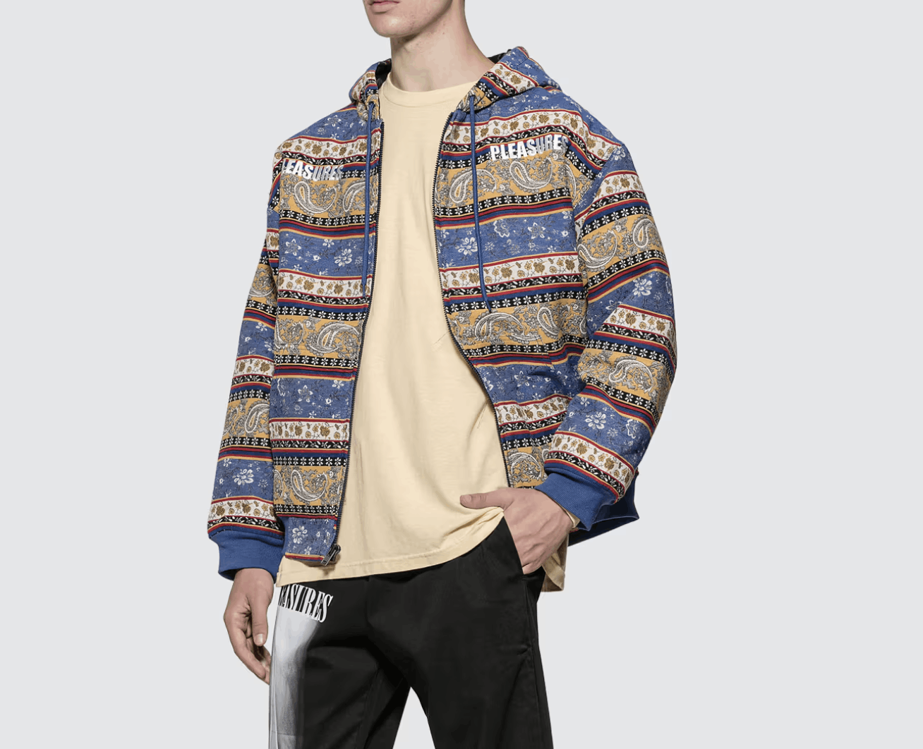 Pleasures Pleasures Paisley Knit Jacket / Hoody Size US S / EU 44-46 / 1 - 9 Thumbnail