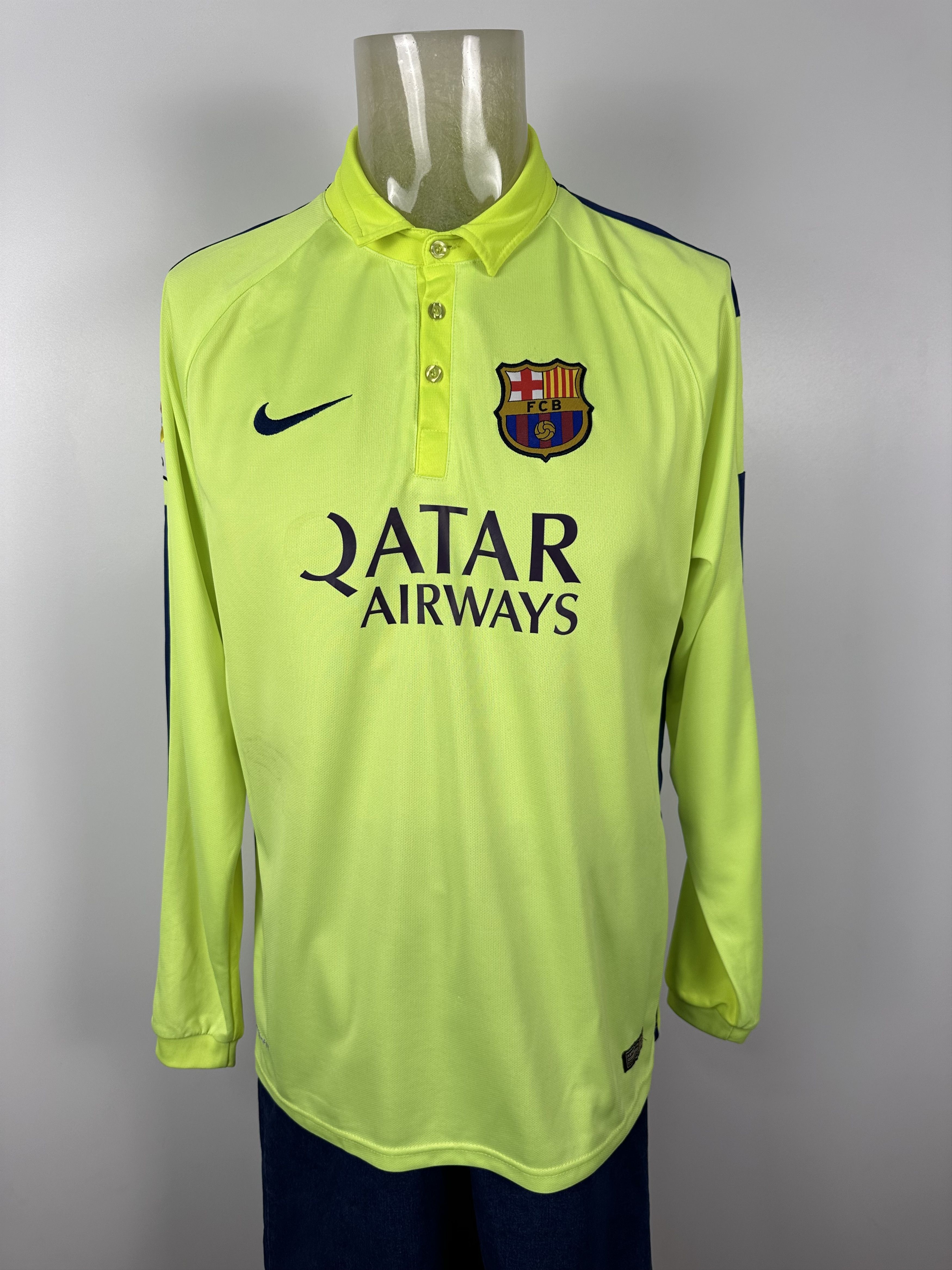 【極美品】FC Barcelona 2014 ナイキ Dri-FIT シャツ L FC BARCELONA 2013-2014 JERSEY MENS SIZE L FOOTBALL NIKE